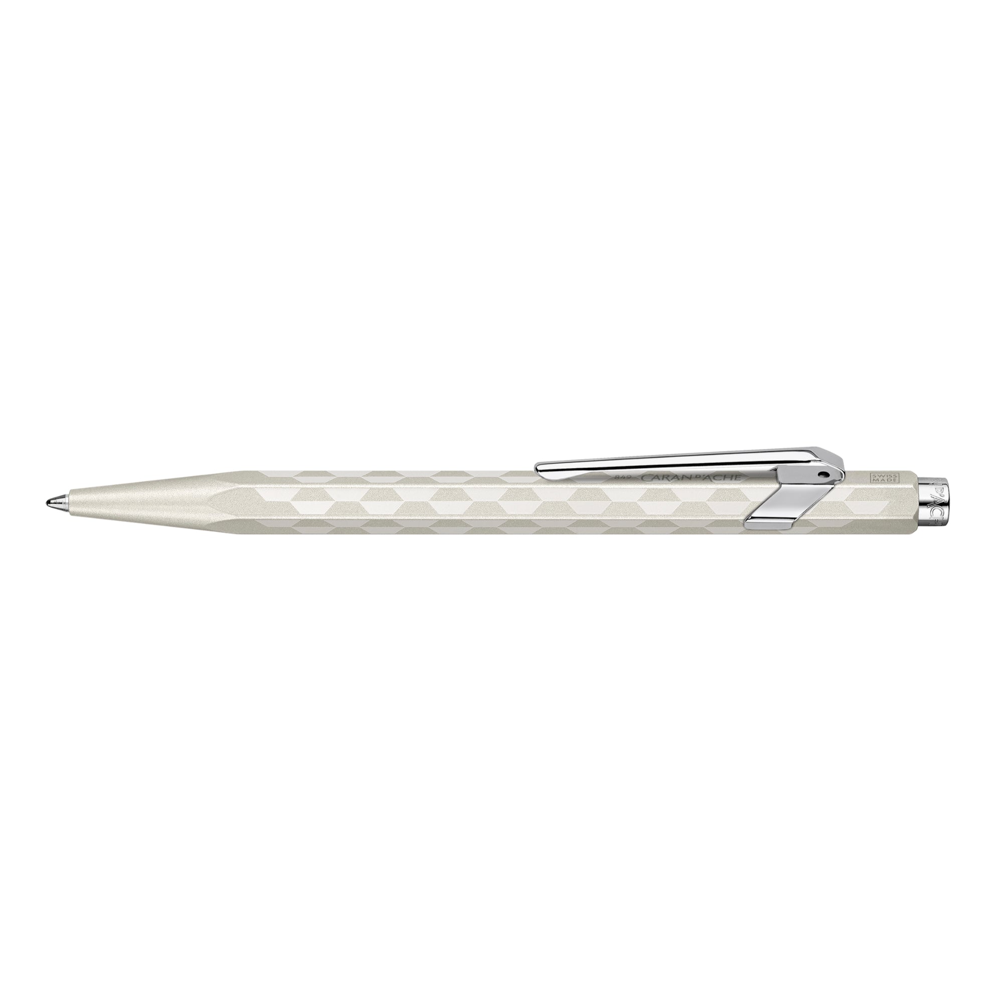 Caran d'Ache Alpine Frost 849™ Ballpoint Pen - White (black ink)