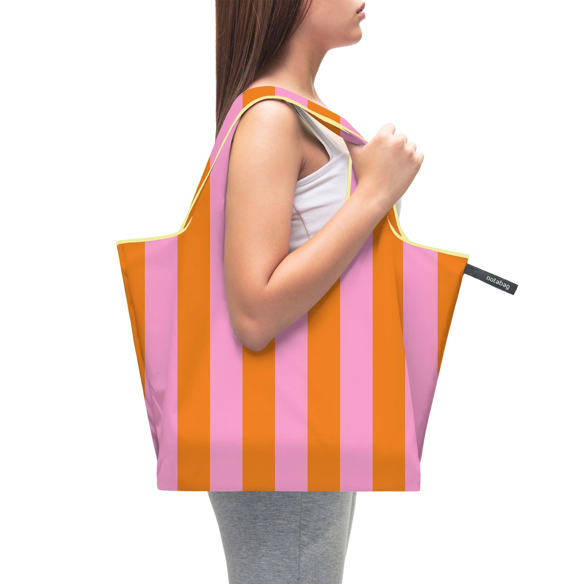 Notabag Tote – Vanilla Stripes