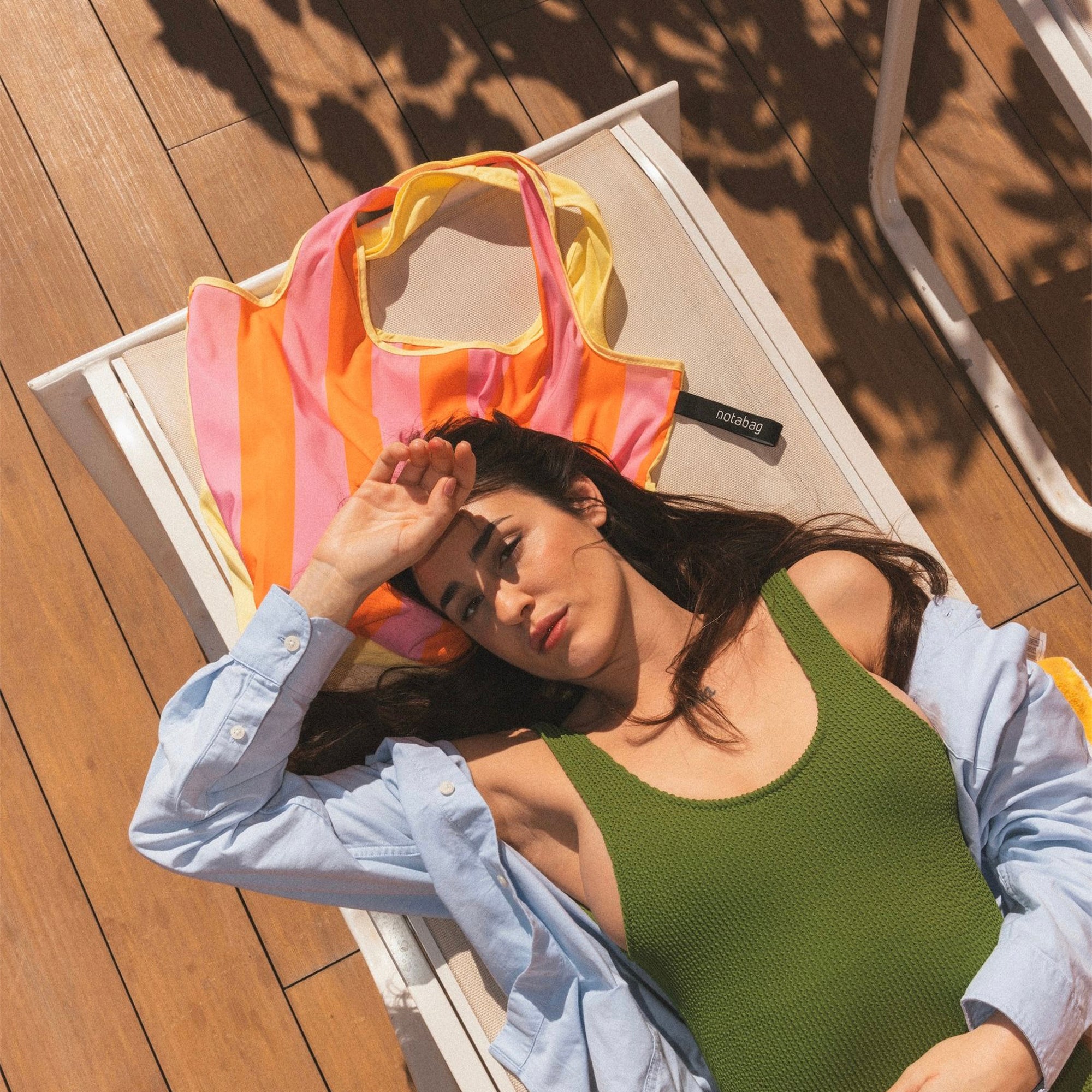 Notabag Tote – Vanilla Stripes