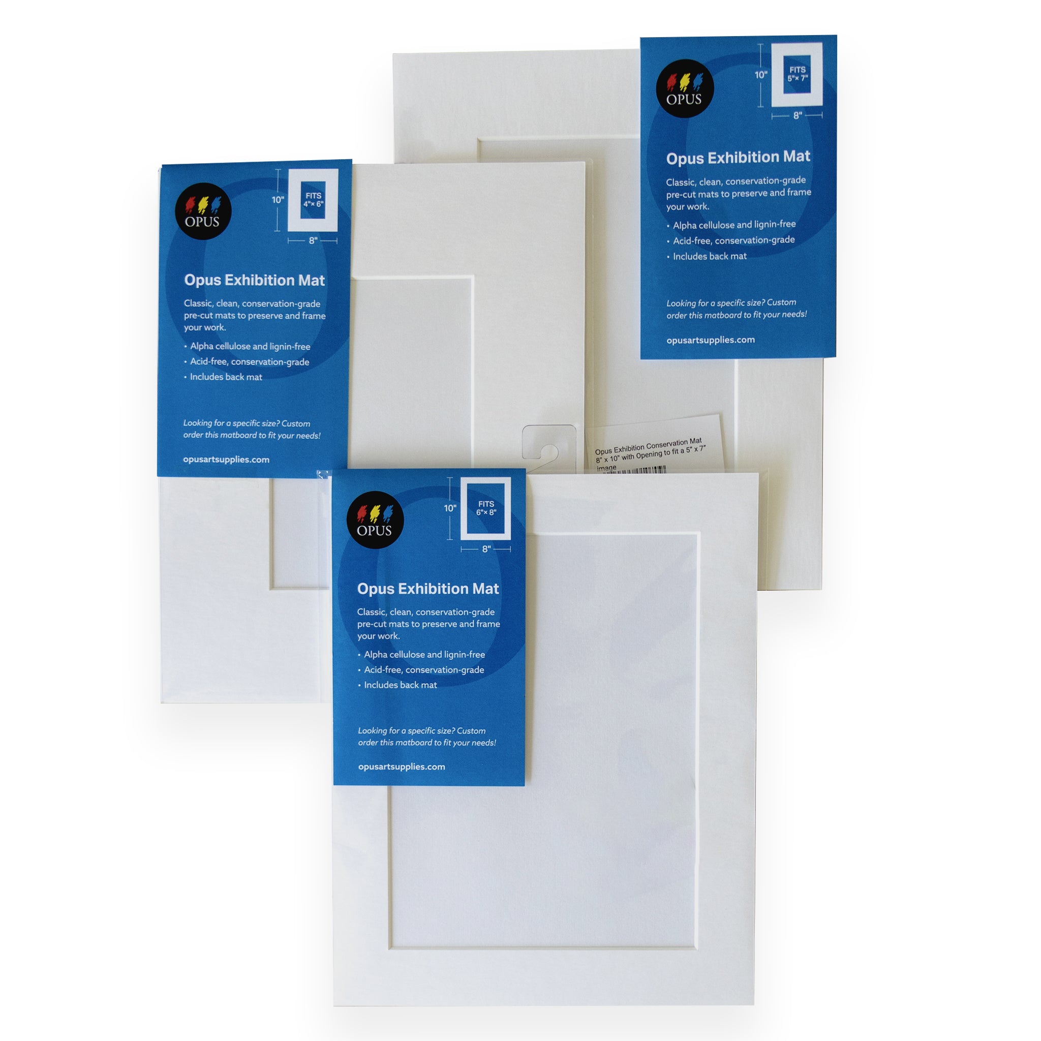 Opus Exhibition Conservation Mat - 8 x 10" Exterior