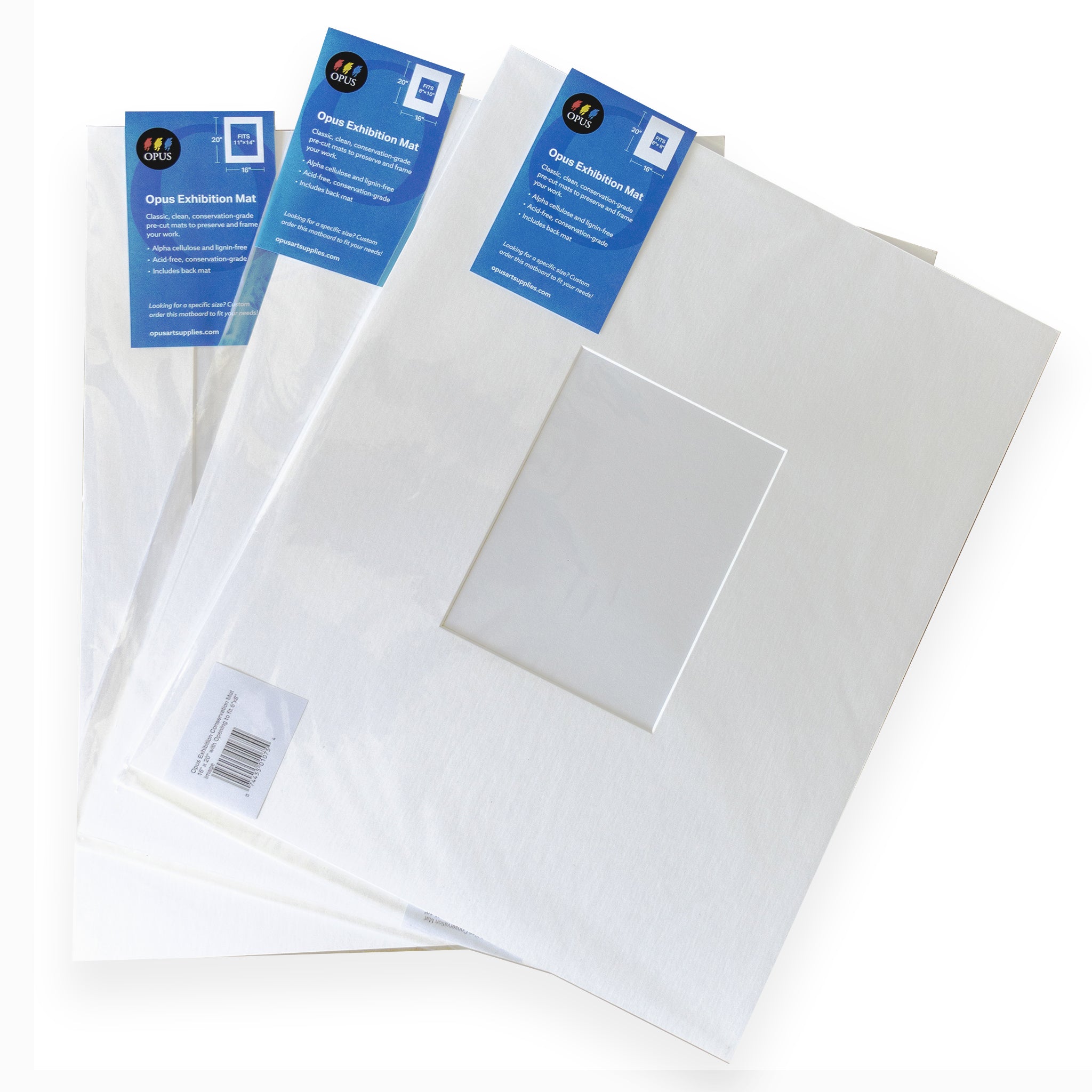 Opus Exhibition Conservation Mat - 16 x 20" Exterior