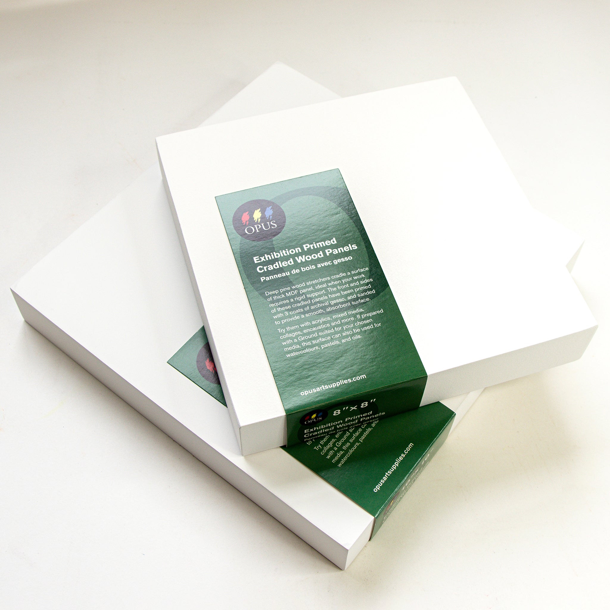 Opus Exhibition Primed Cradled Wood Panels - Deep