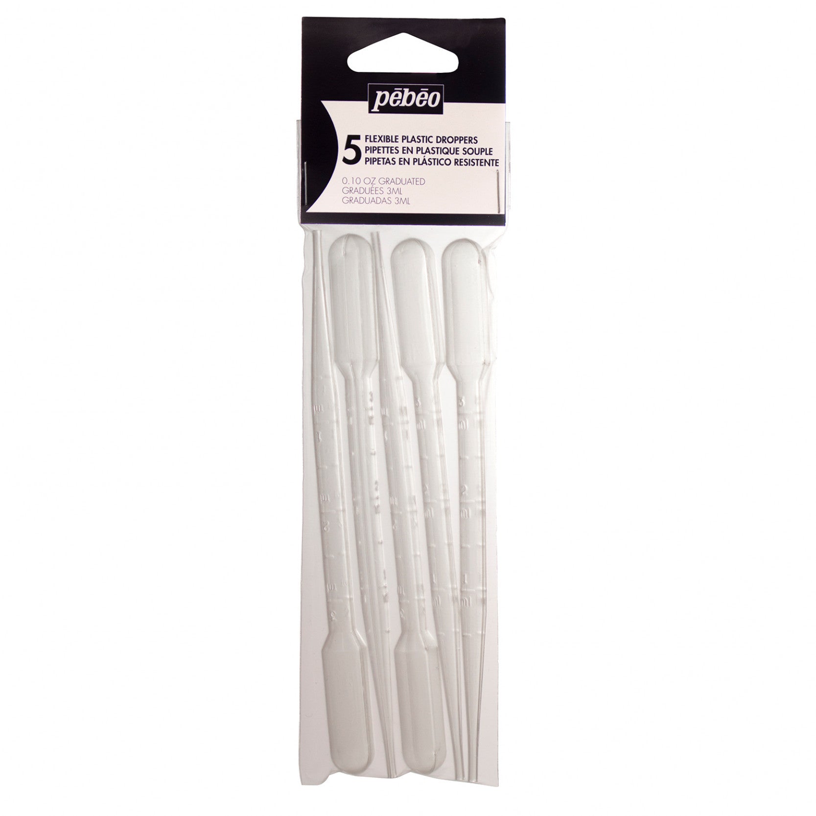 Pebeo Flex Plastic Droppers - Set of 5