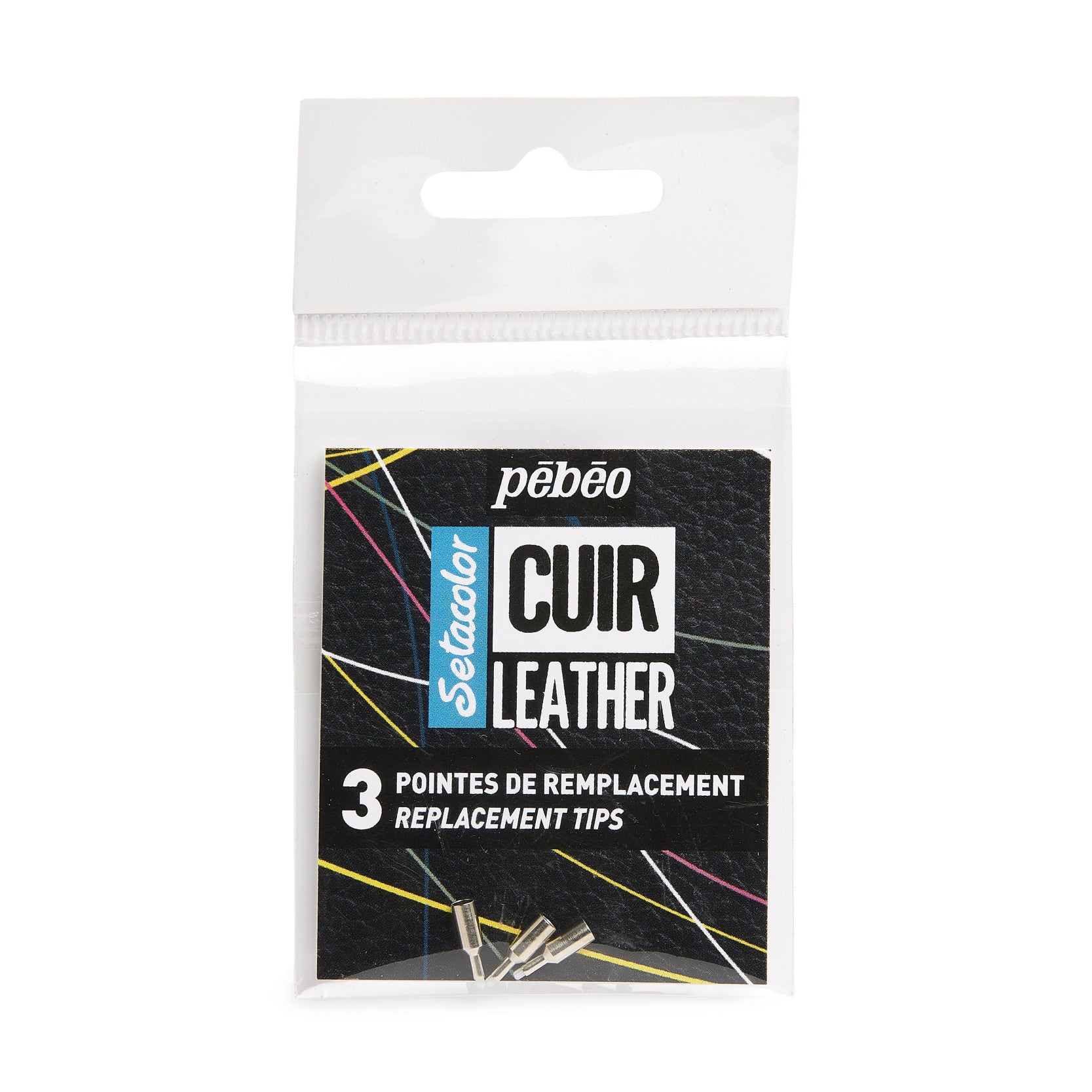 Pebeo Setacolor Leather Marker - Set of 3 Metal Tips
