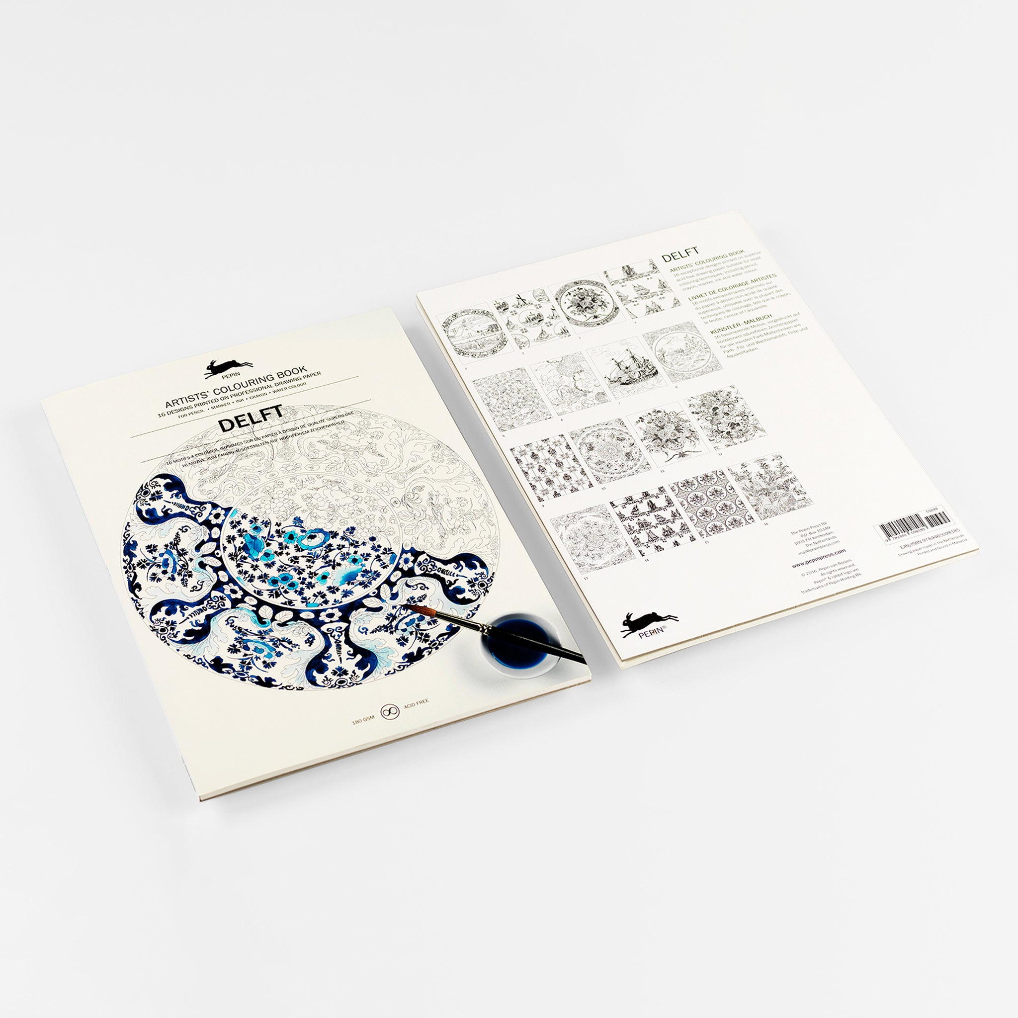 Pepin Press Artists' Colouring Book - Delft