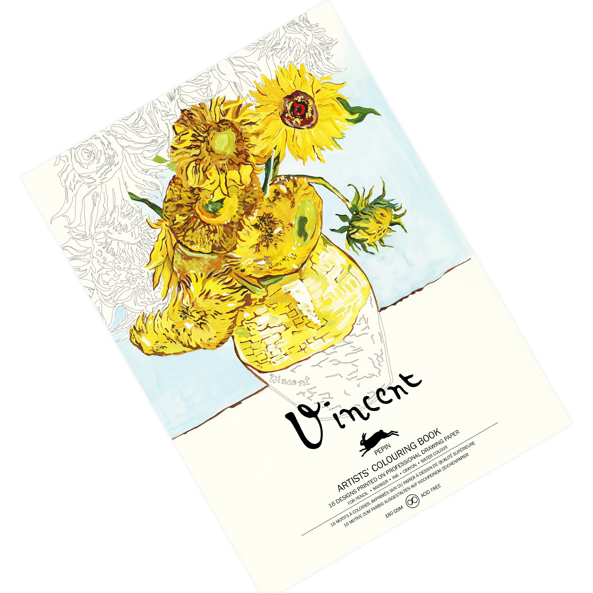Pepin Press Artists' Colouring Book - Vincent Van Gogh