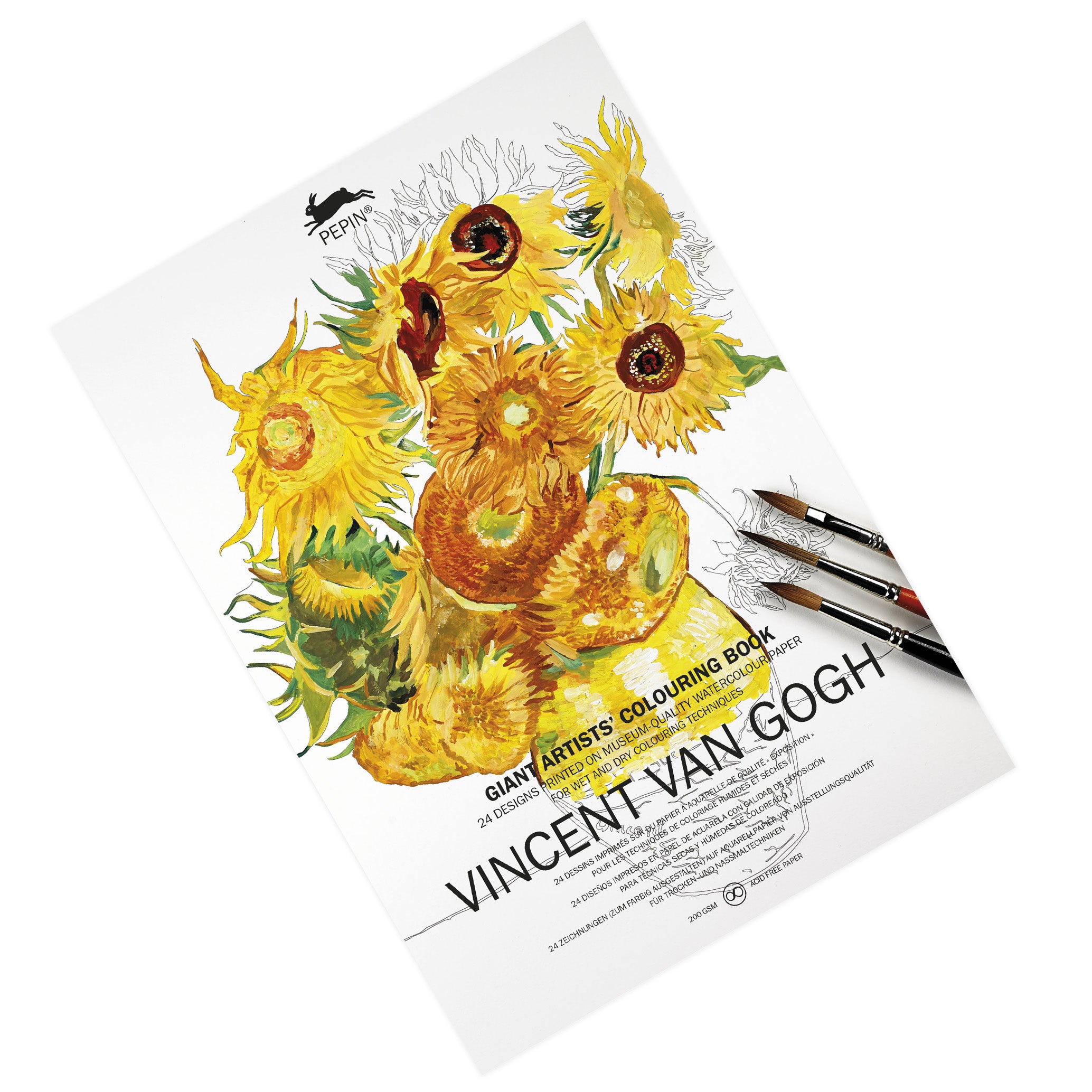 Pepin Press Giant Artists' Colouring Book - Vincent Van Gogh