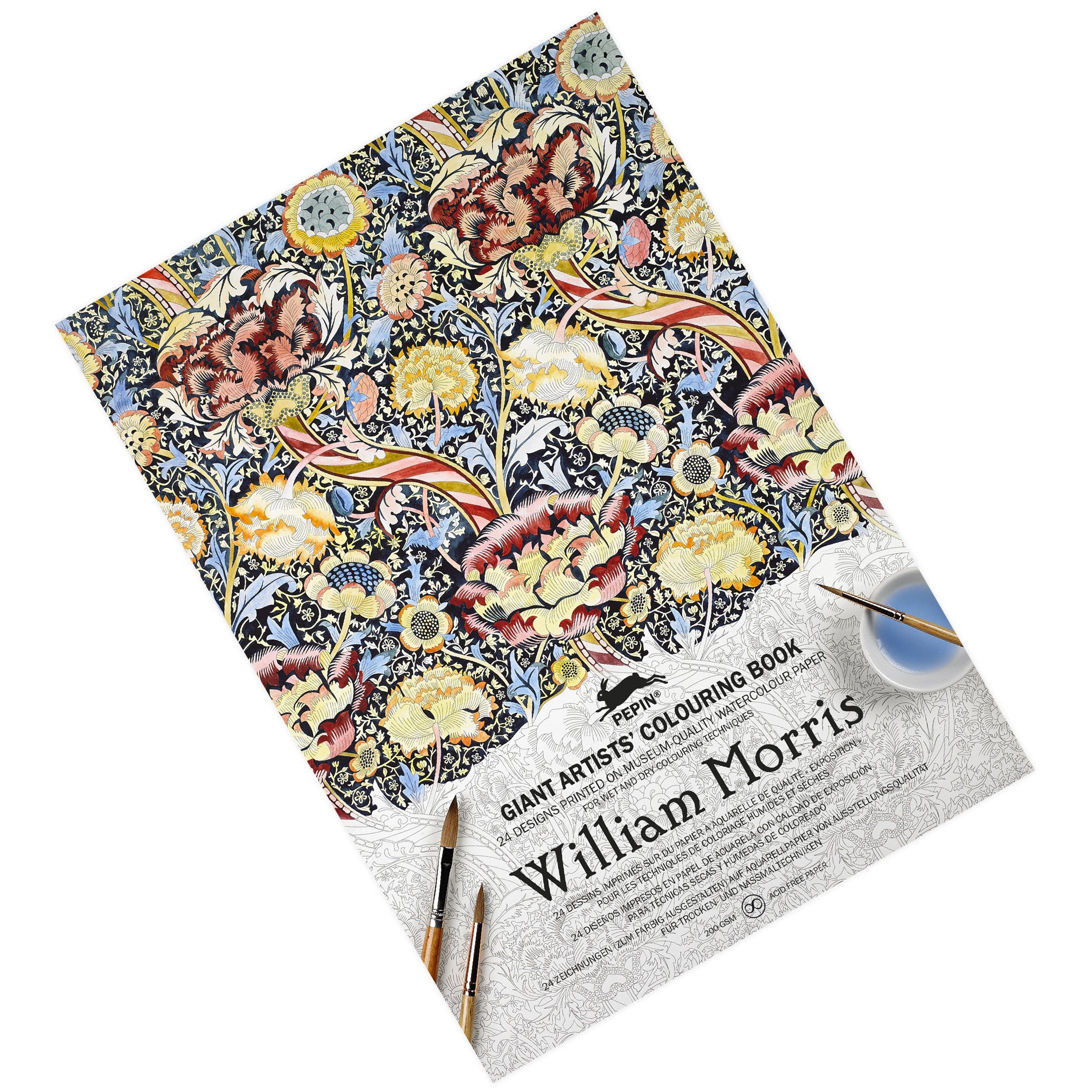 Pepin Press Giant Artists' Colouring Book - William Morris