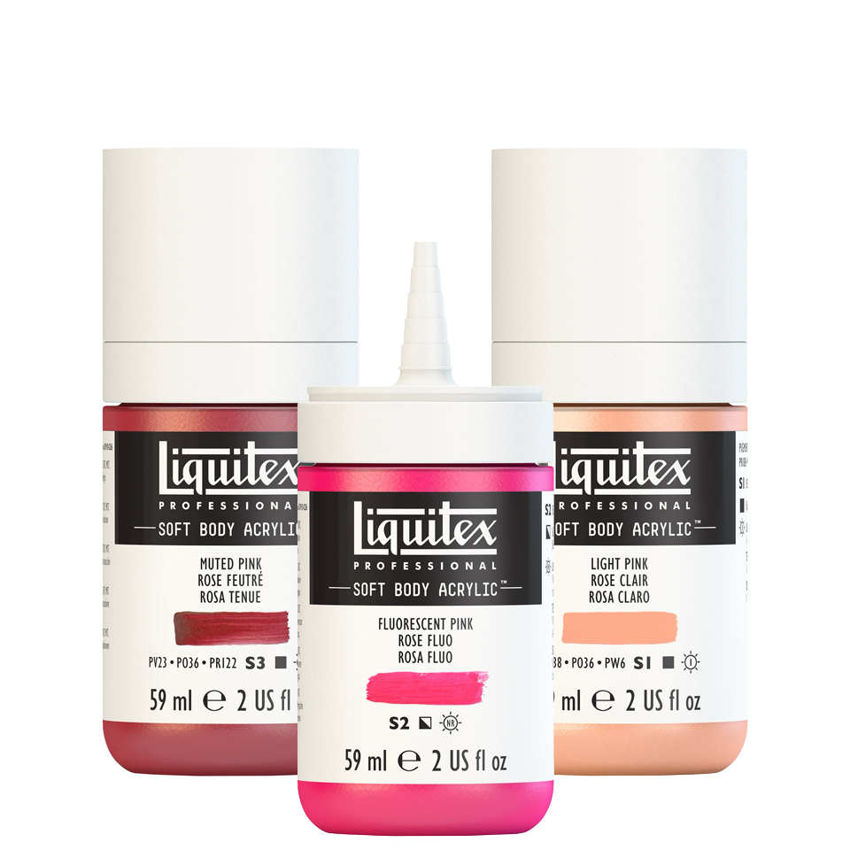 Liquitex Professional Soft Body Acrylics - Pink