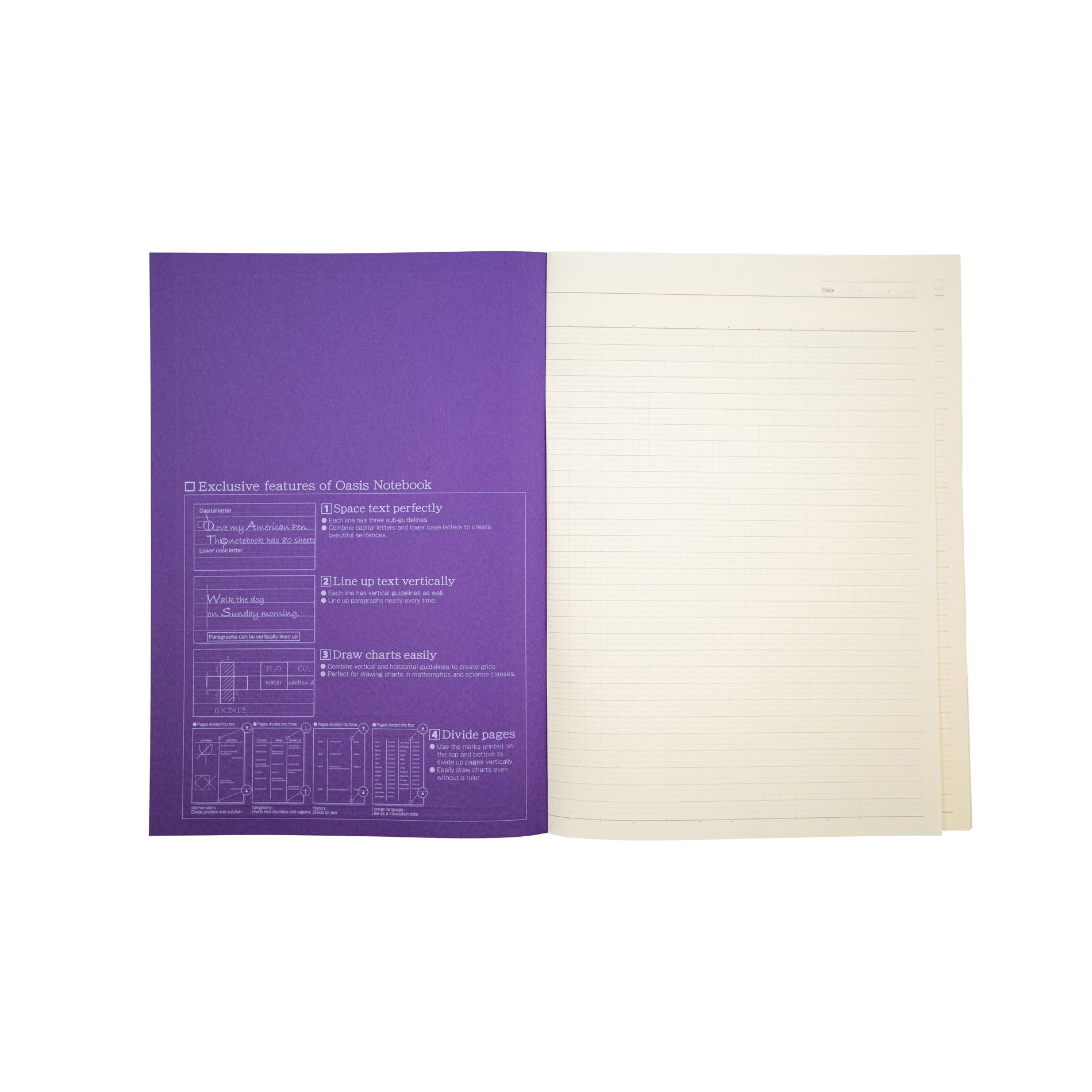 Itoya Profolio Oasis Notebook - Purple