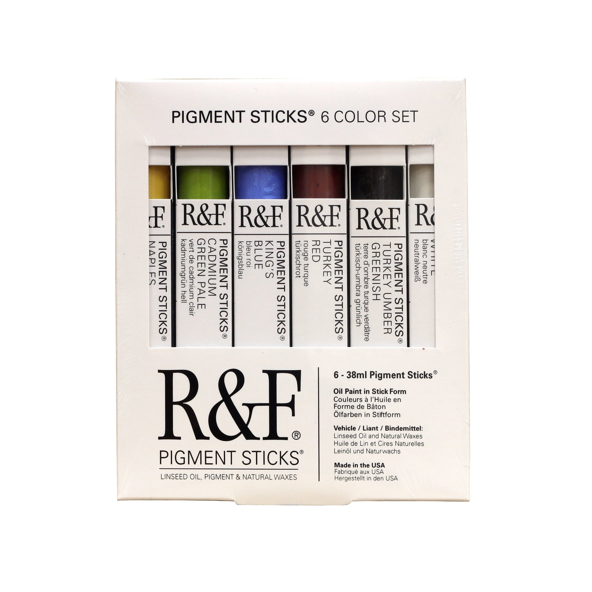 R&F Pigment Sticks Intro Set of 6