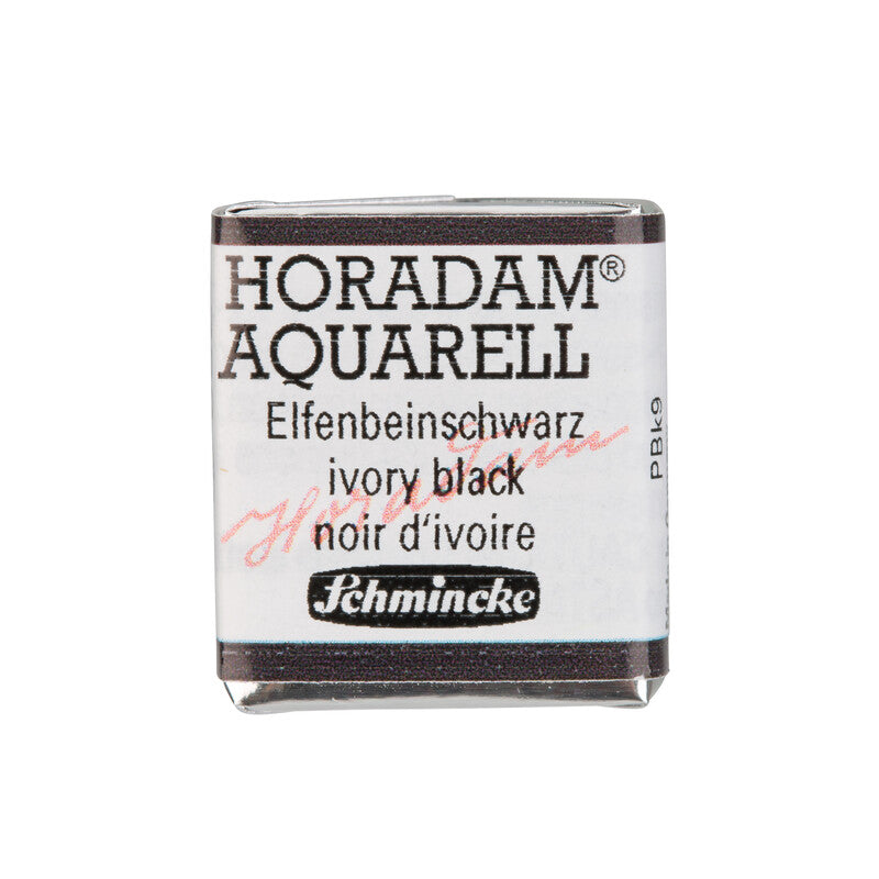 Schmincke HORADAM AQUARELL Watercolour Half Pan - Blacks