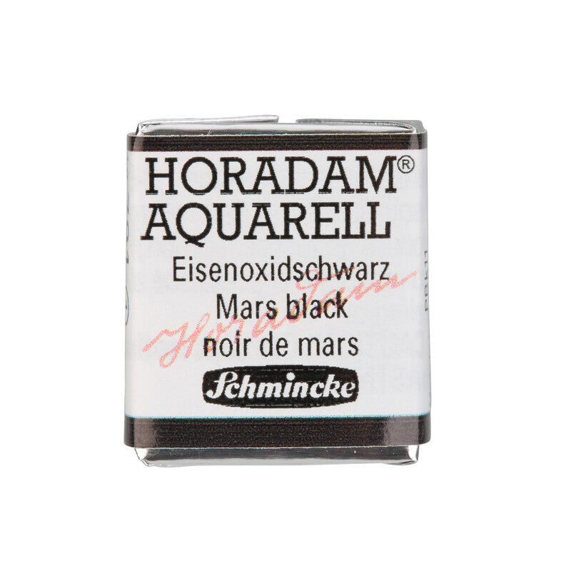 Schmincke HORADAM AQUARELL Watercolour Half Pan - Blacks