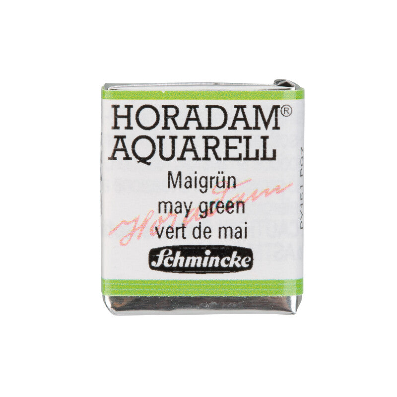 Schmincke HORADAM AQUARELL Watercolour Half Pan - Greens