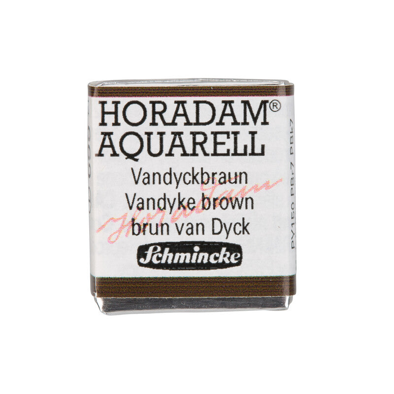 Schmincke HORADAM AQUARELL Watercolour Half Pan - Browns