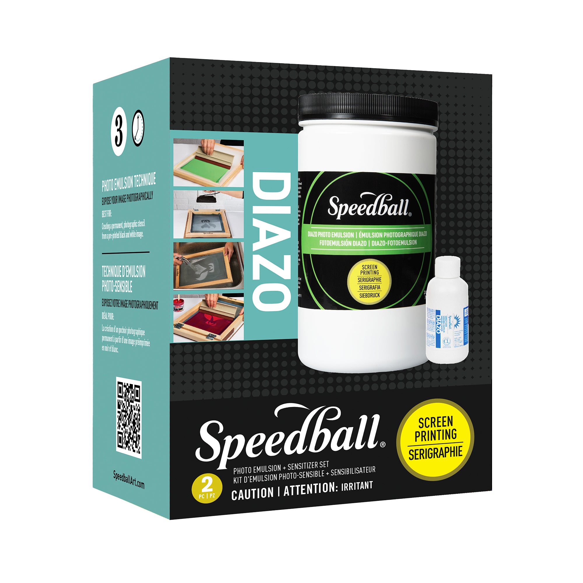 Speedball DIAZO Photo Emulsion & Sensitizer Set of 2