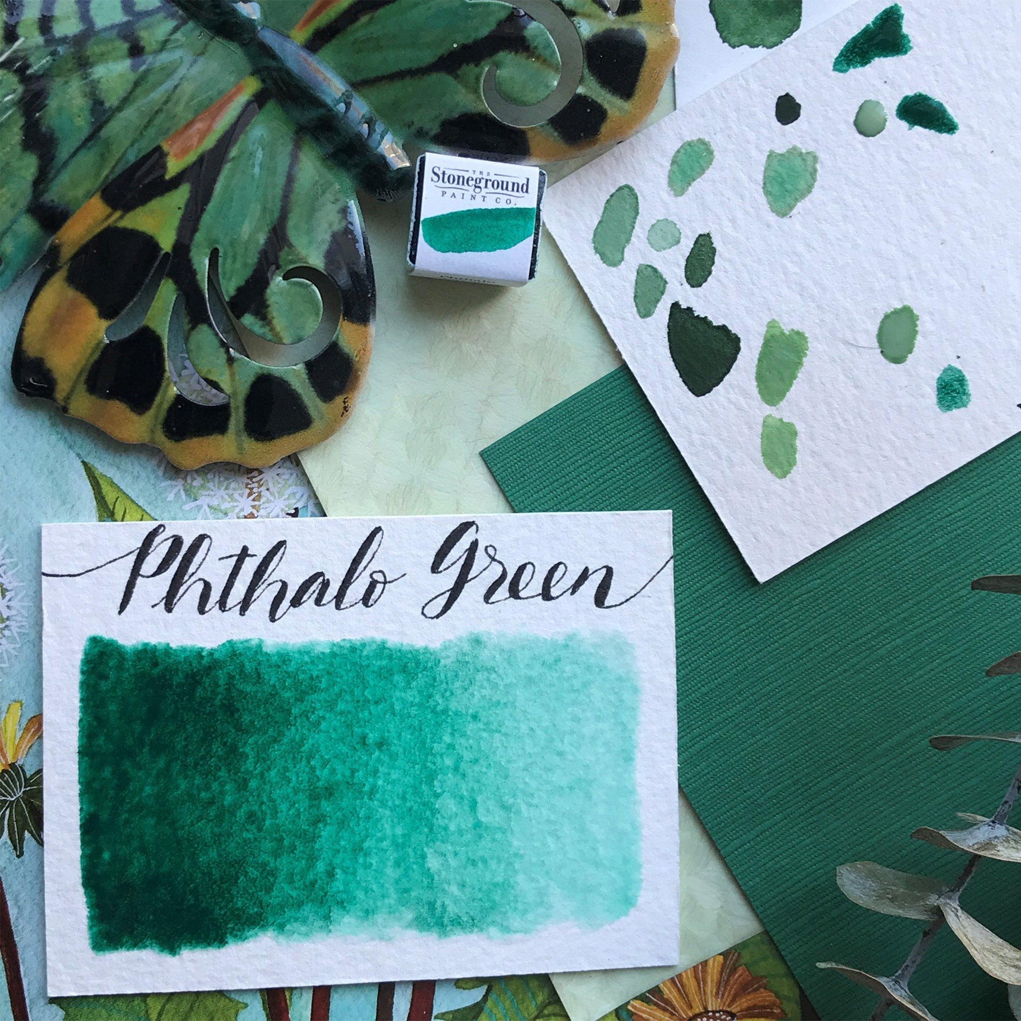 Stoneground Paint Co. Watercolour Half Pans