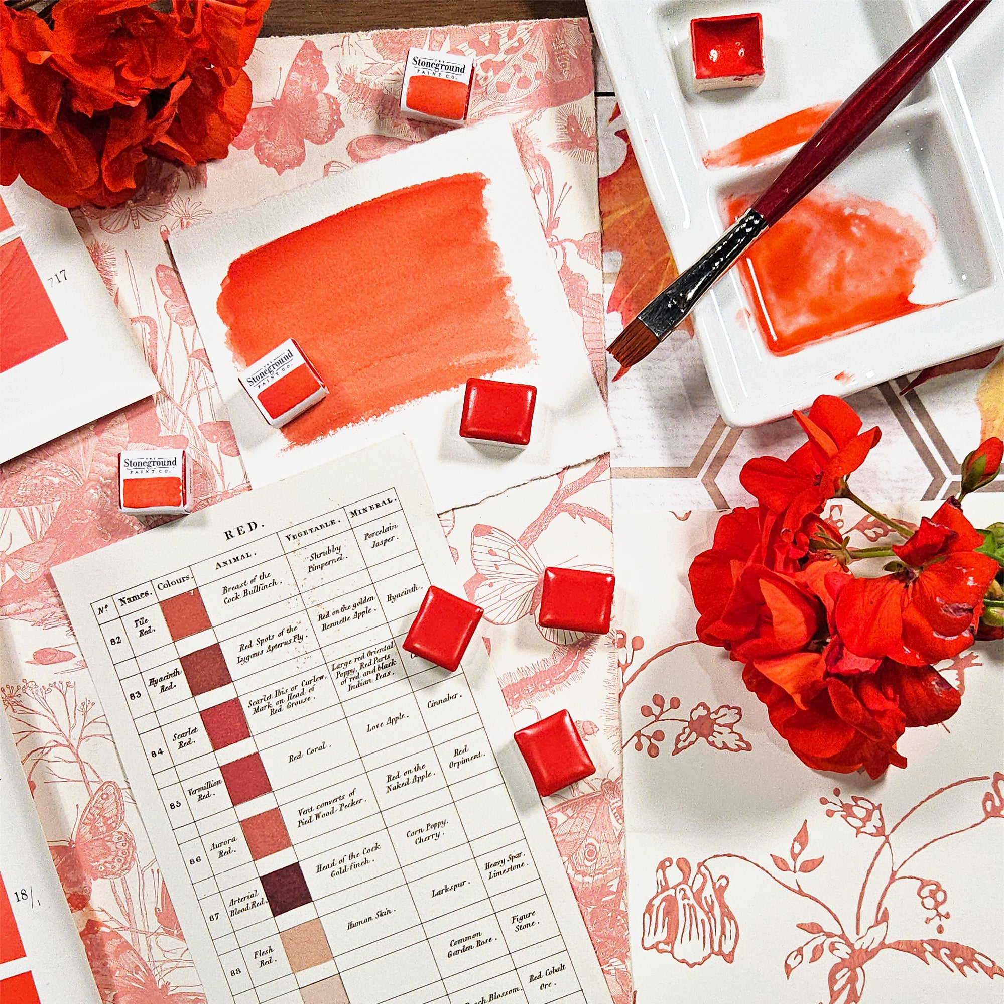 Stoneground Paint Co. Watercolour Half Pans