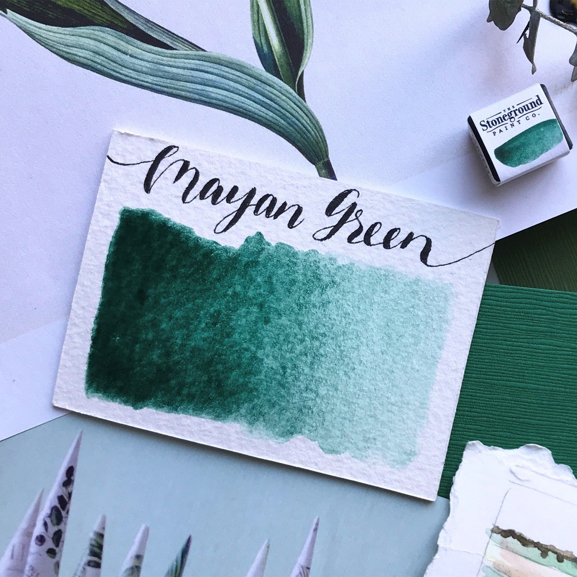 Stoneground Paint Co. Watercolour Half Pans