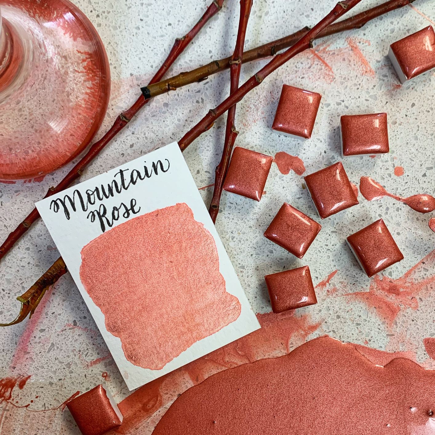 Stoneground Paint Co. Watercolour Half Pans - Pearlescent Colours