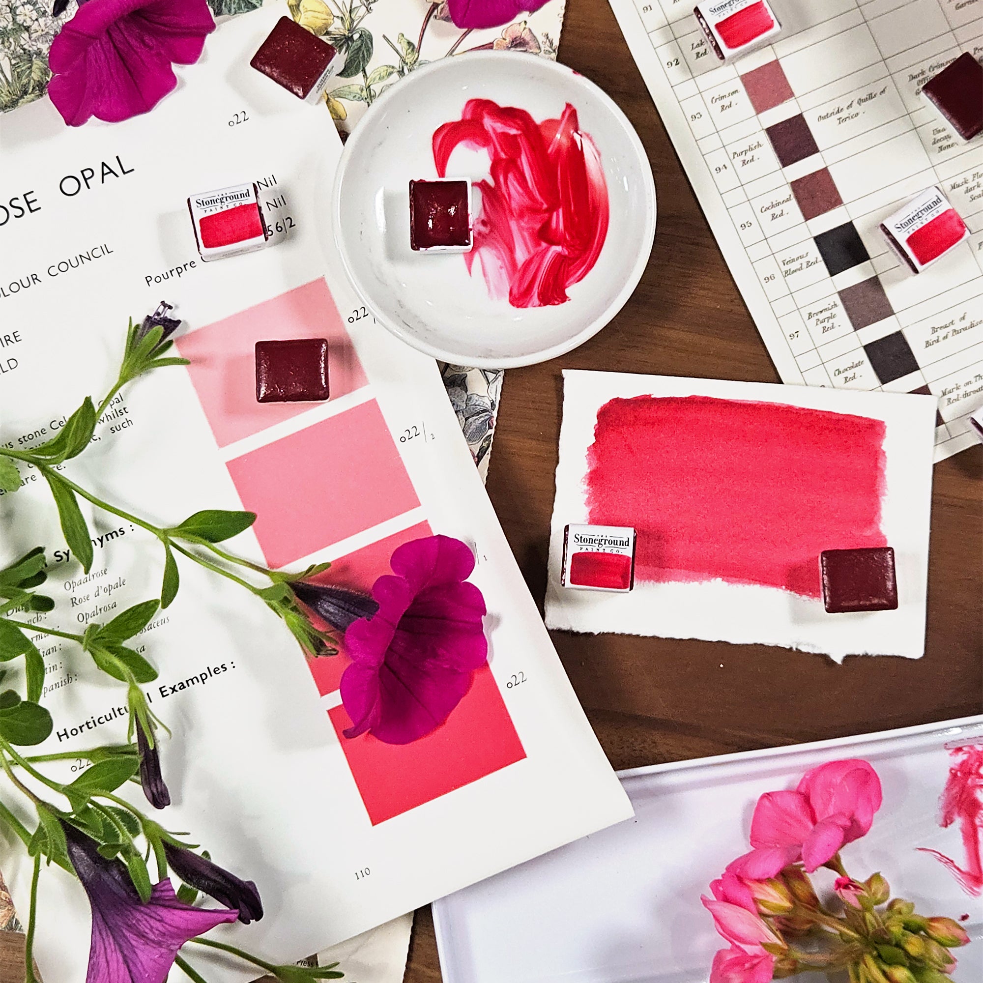 Stoneground Paint Co. Watercolour Half Pans