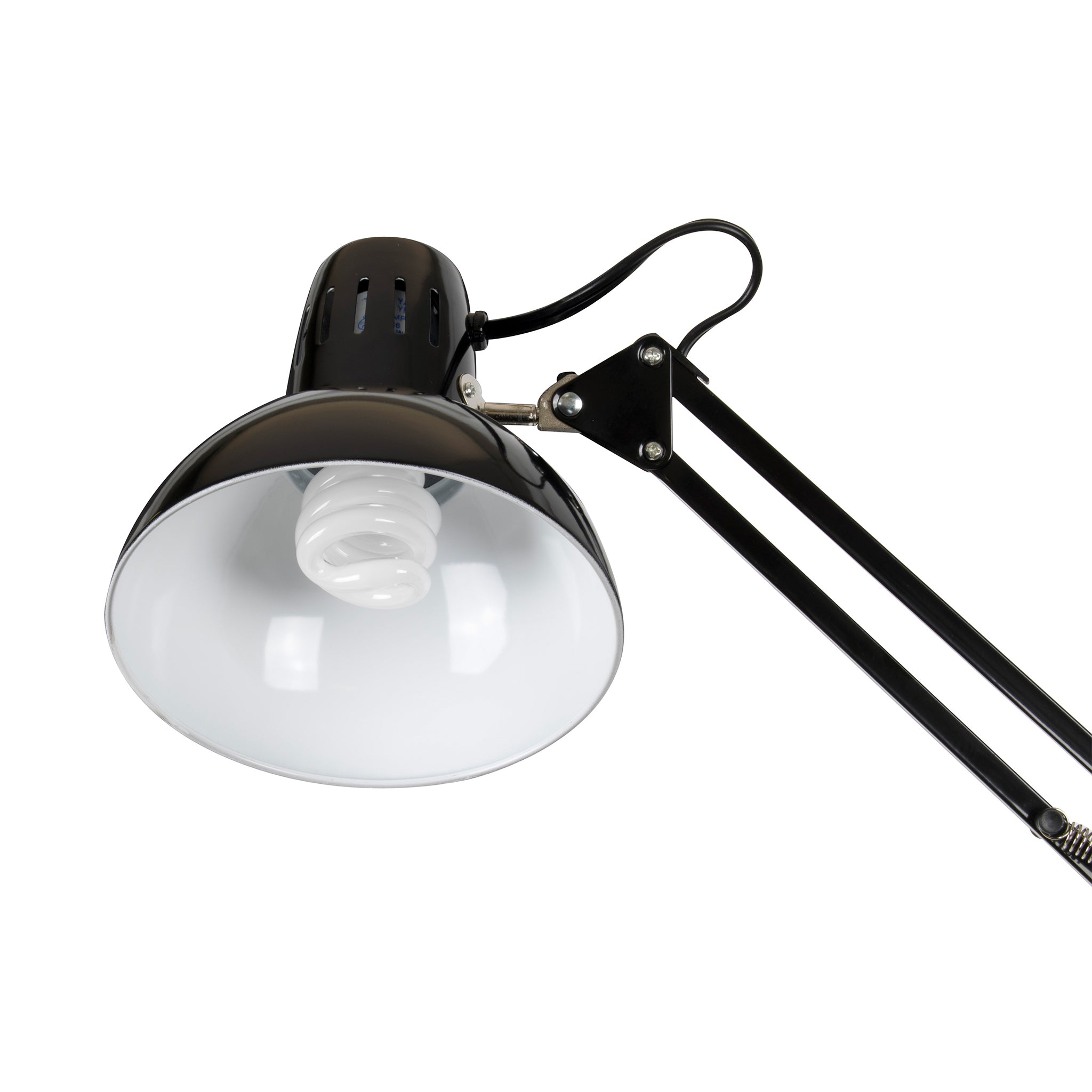 Studio Designs Swing Arm Lamp With LED Bulb - Black (Special Order)