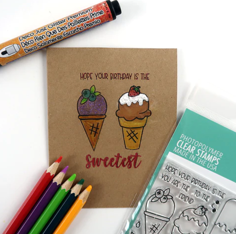 Marvy Uchida Snow Marker for Paper & Fabric