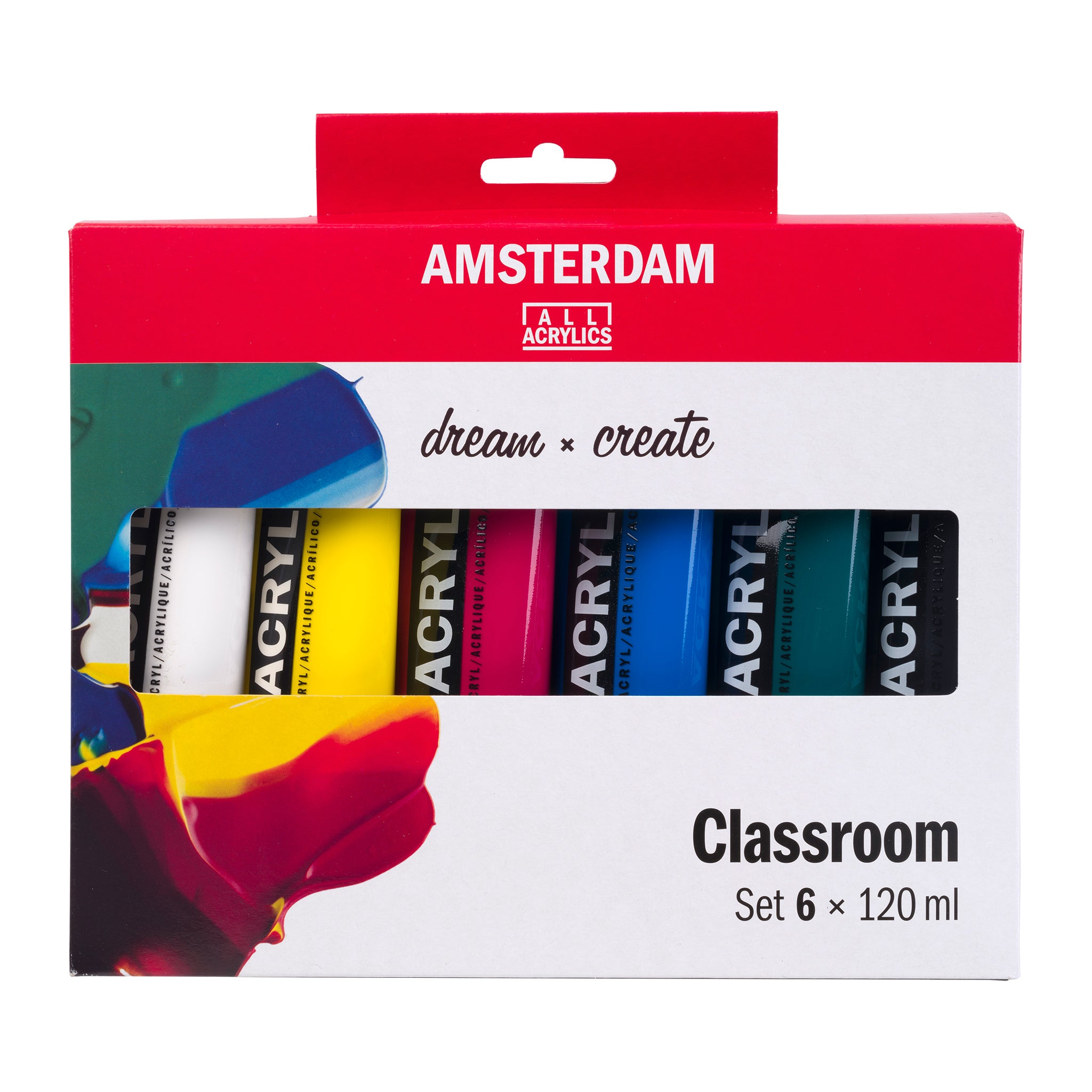 Amsterdam Standard Series Acrylic - Classroom Set of 6 x 120ml