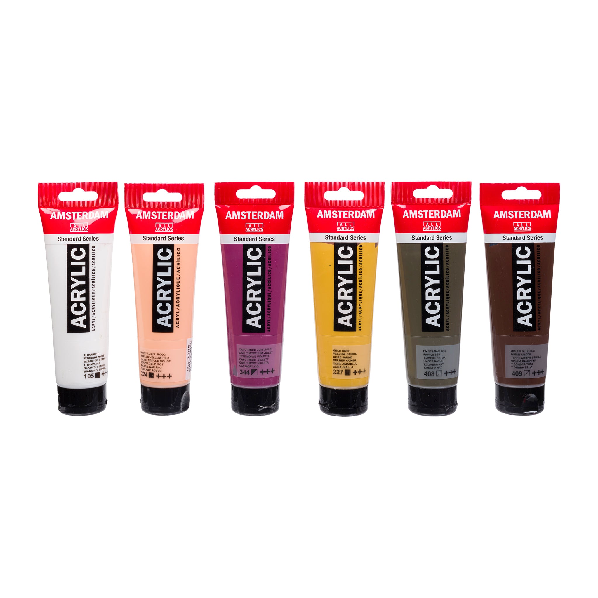 Amsterdam Standard Series Acrylic - Portrait Set of 6 x 120ml