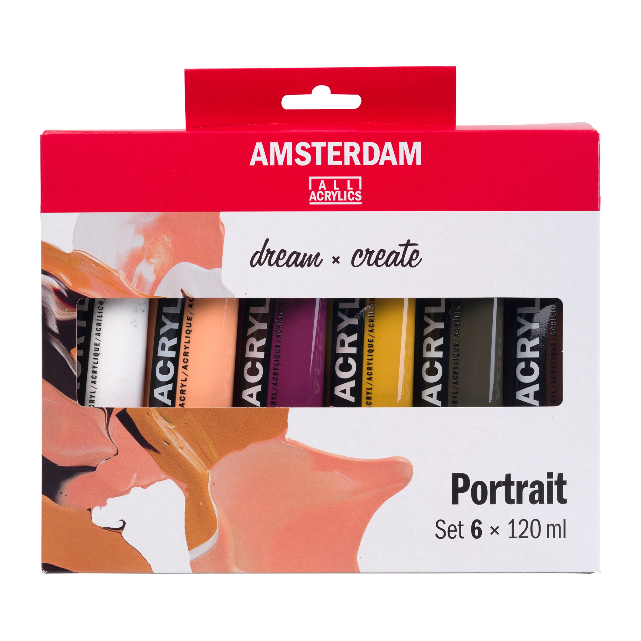 Amsterdam Standard Series Acrylic - Portrait Set of 6 x 120ml