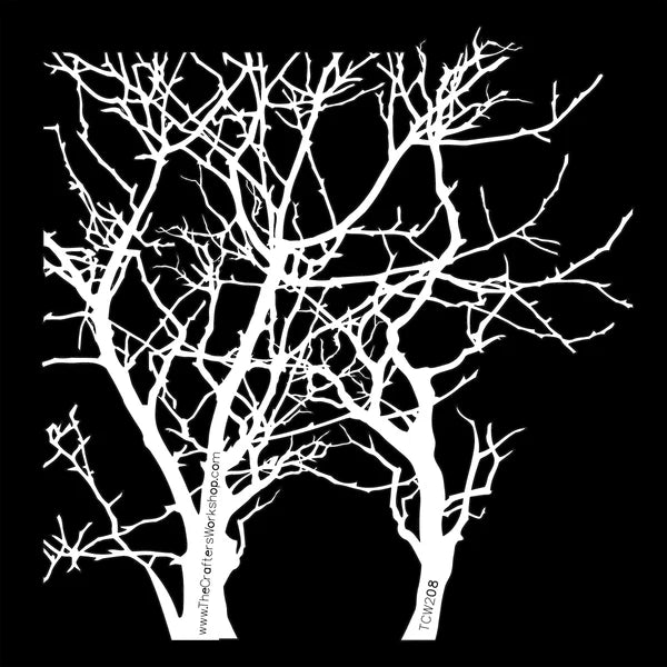 The Crafter's Workshop Stencil 6" x 6" - Branches