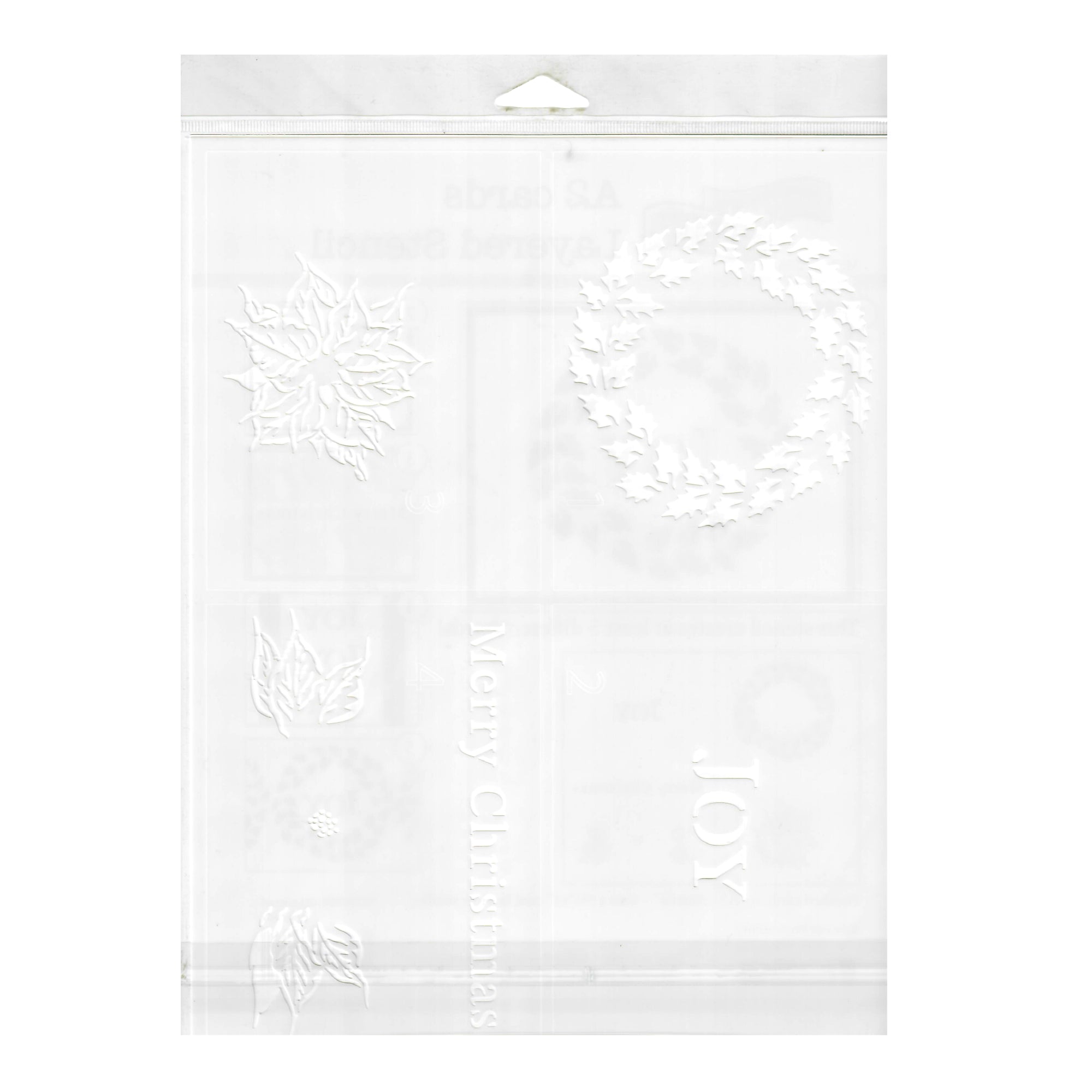 The Crafter's Workshop Stencil 8.5" x 11" - Layered Holly Joy