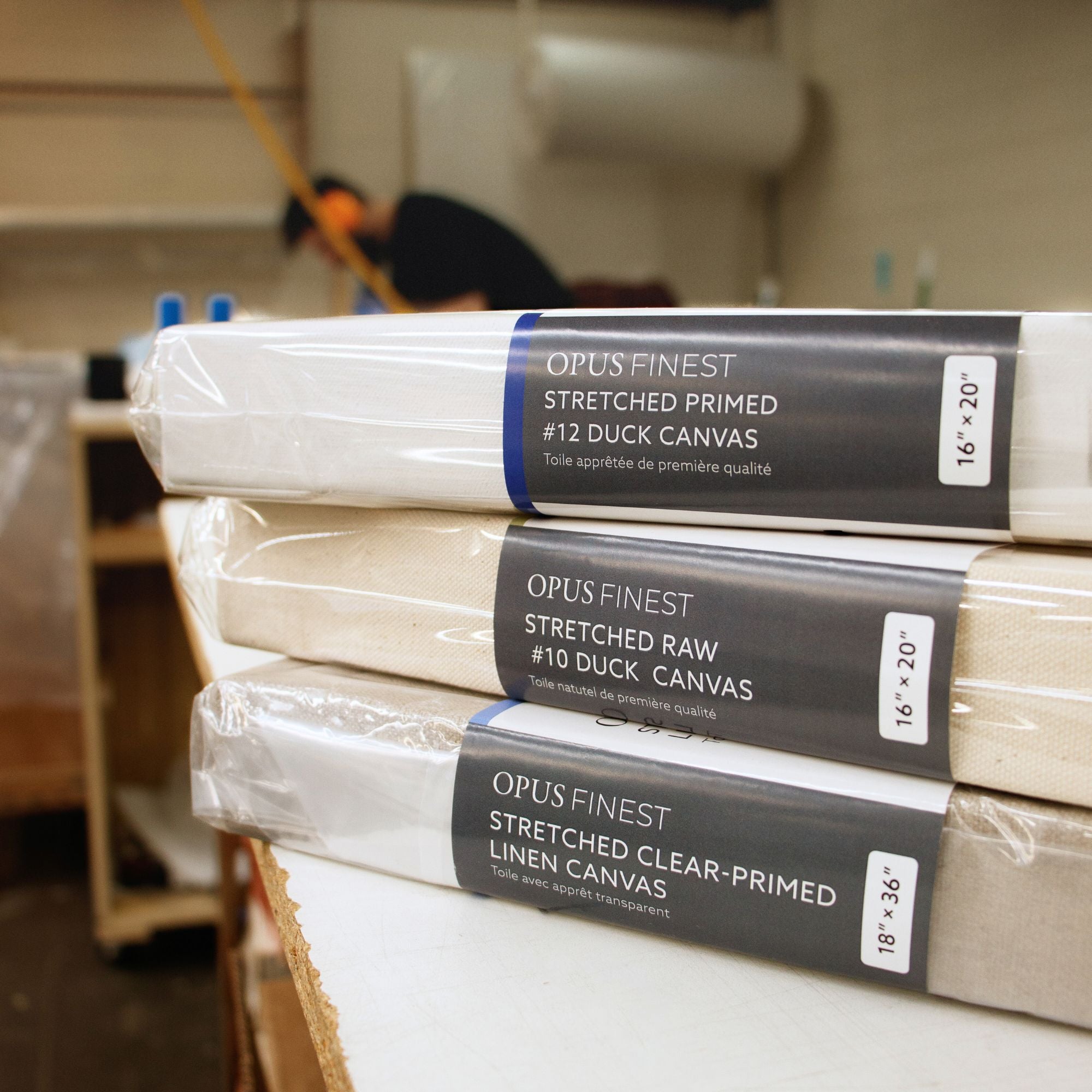 Opus Finest Stretched Raw Canvas #10 Duck