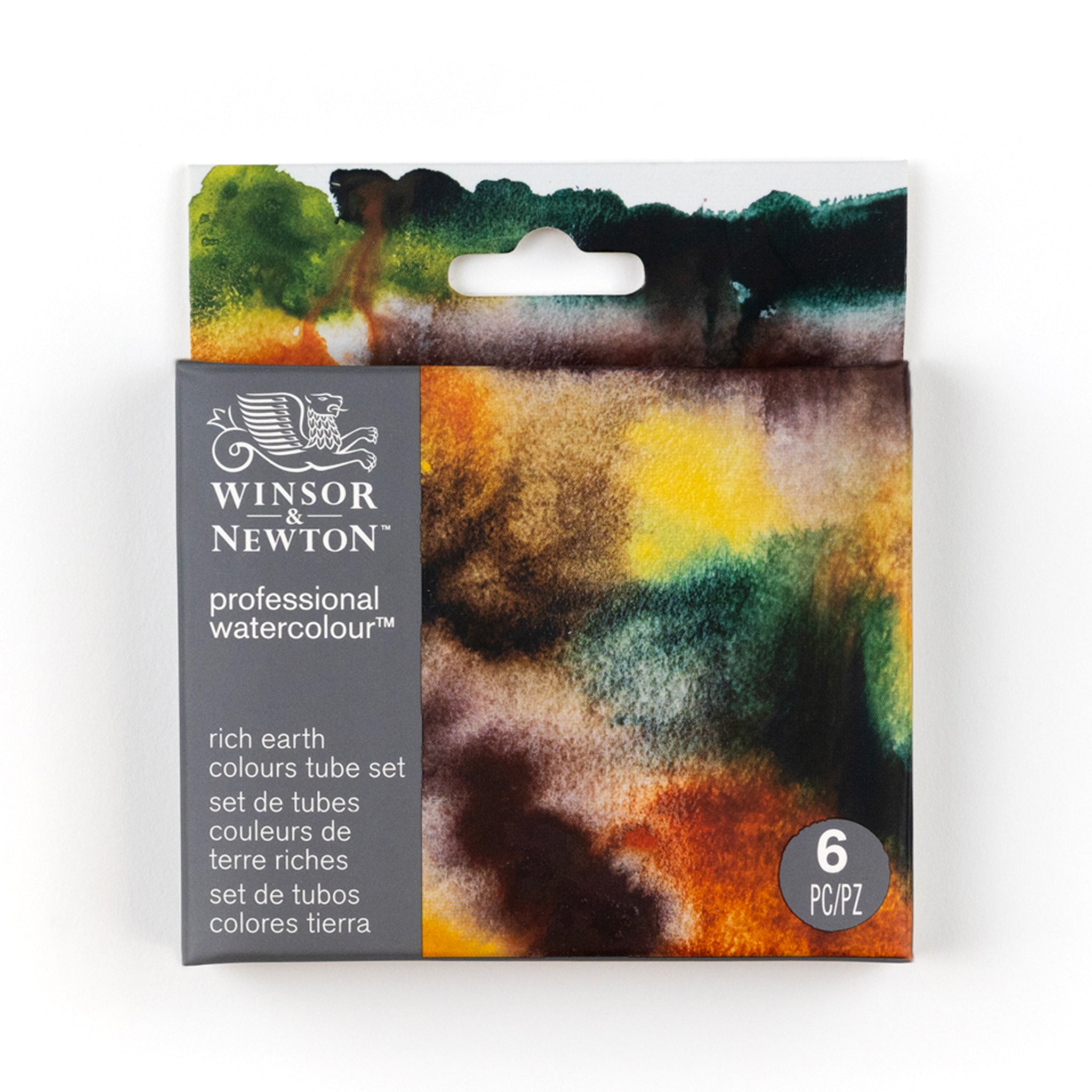 Winsor & Newton Professional Watercolour Set of 6 Rich Earth Colour Tubes
