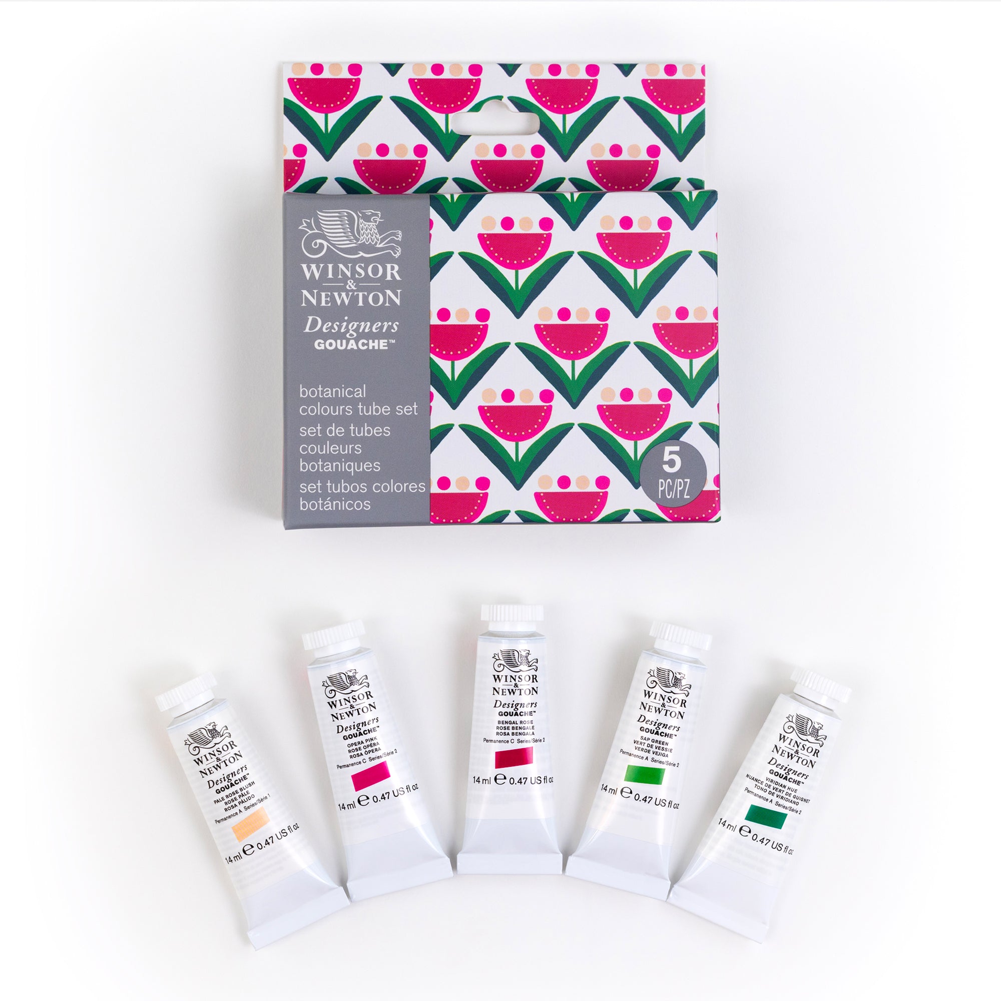 Winsor & Newton Designers Gouache Botanical Set of 5