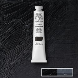 Winsor & Newton Artists' Oil Colours - Black or Grey or Blue