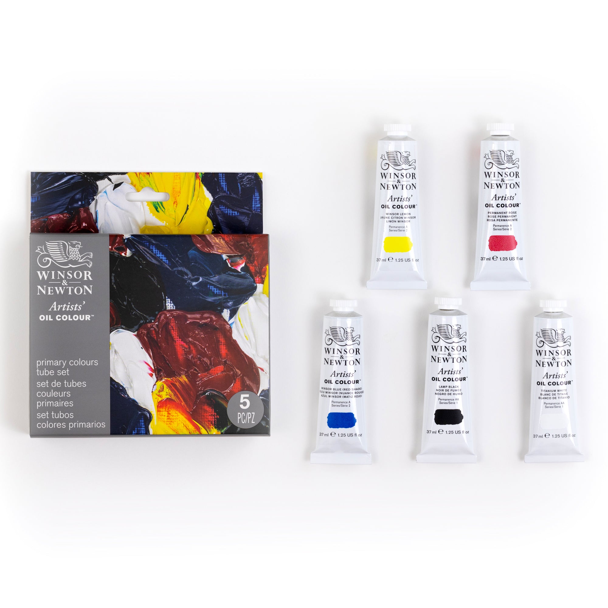 Winsor & Newton Artists' Oil Colours - Primary Set of 5