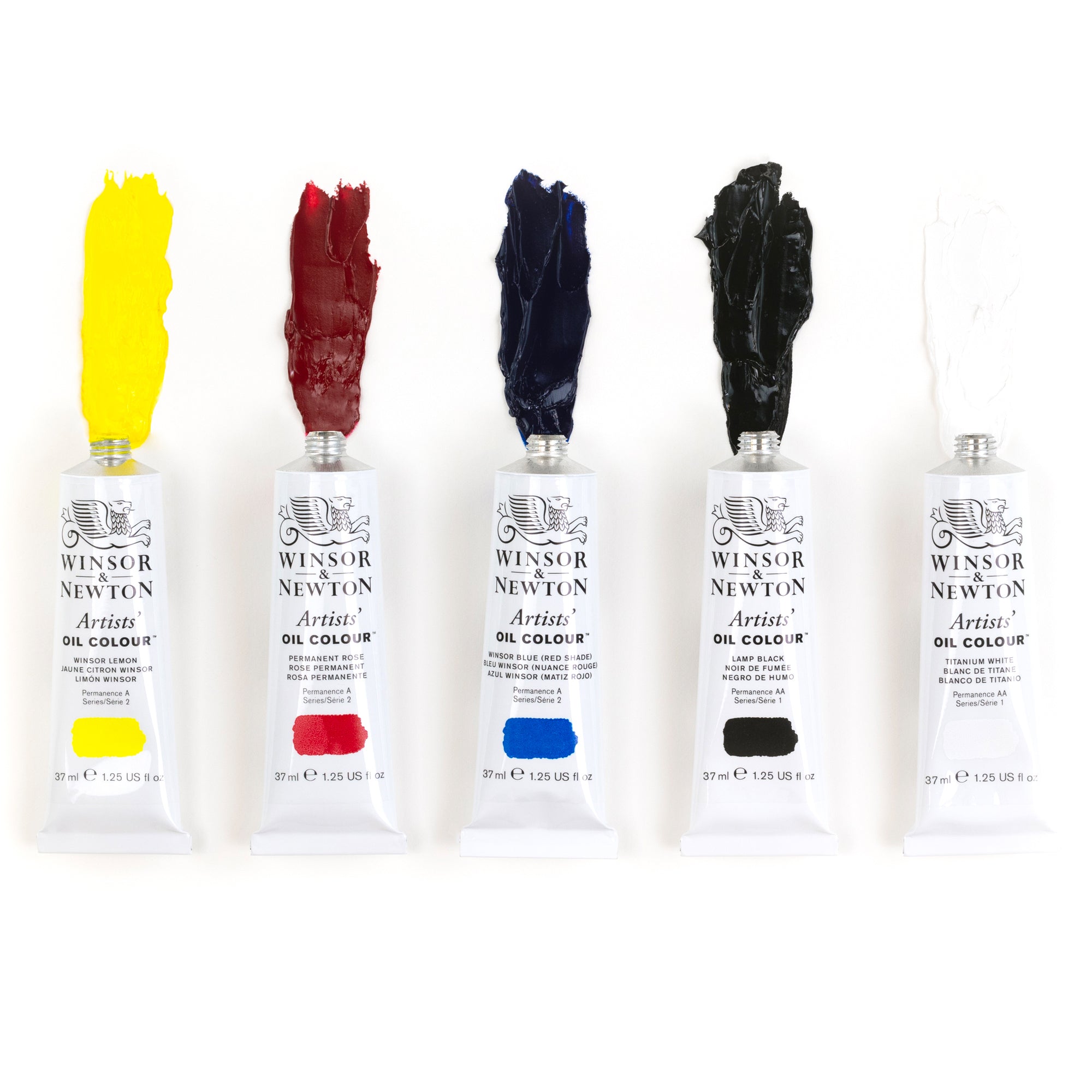 Winsor & Newton Artists' Oil Colours - Primary Set of 5