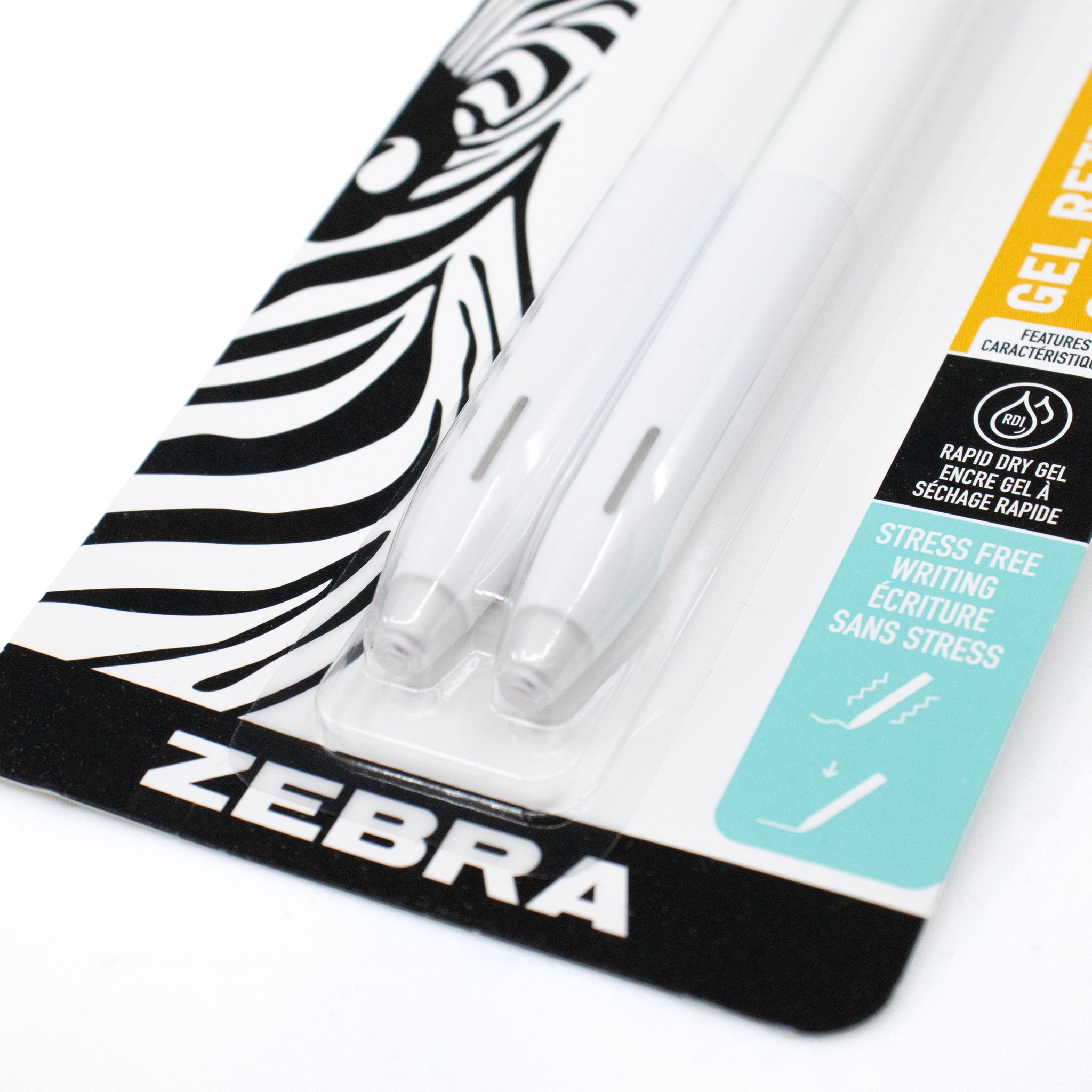 Zebra bLen Retractable Gel Pen Pack of 2 - 0.7mm Blue