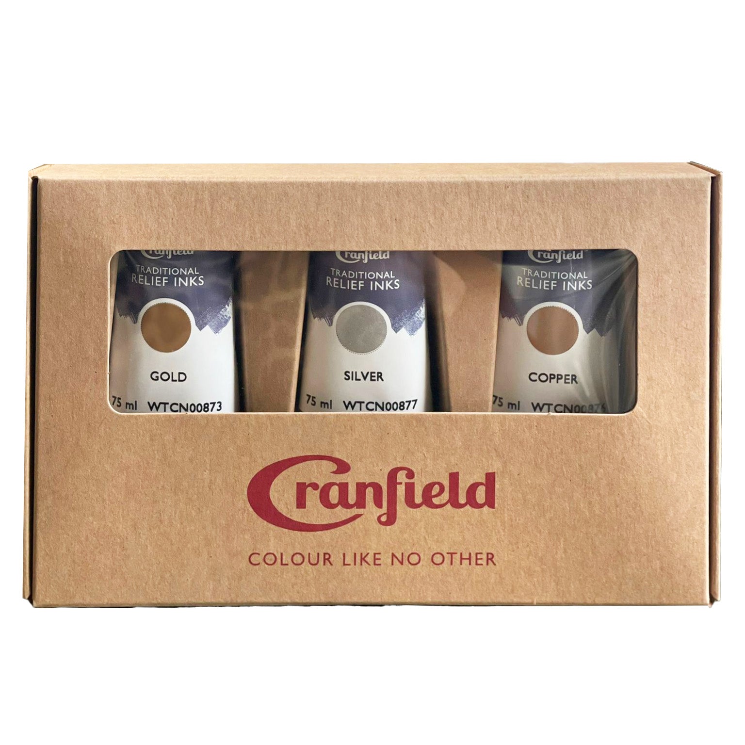 Cranfield Traditional Relief Ink Metallic Set of 3 - Clearance