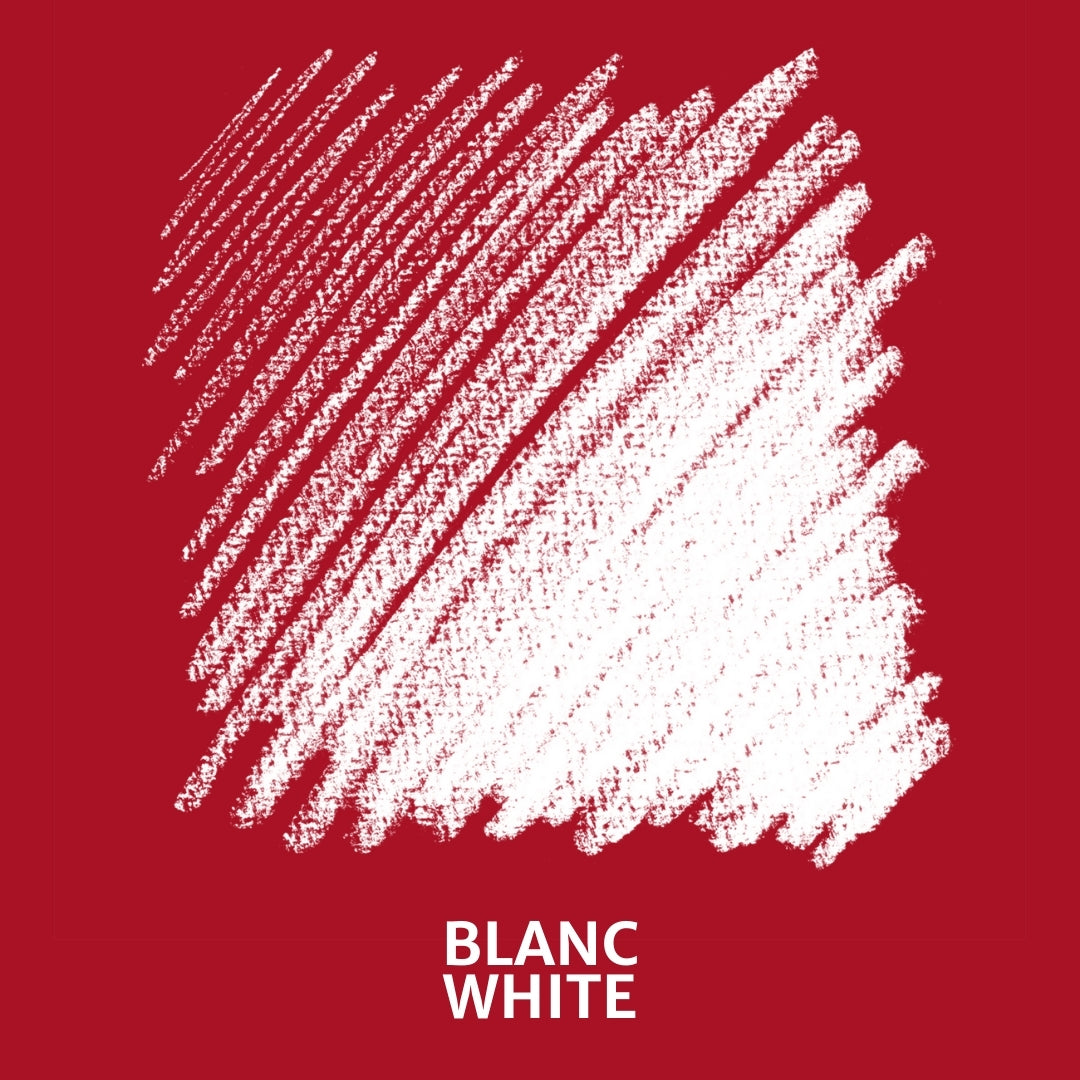 Conté à Paris Sketching Pastel Carré Set of 2 - White 2B