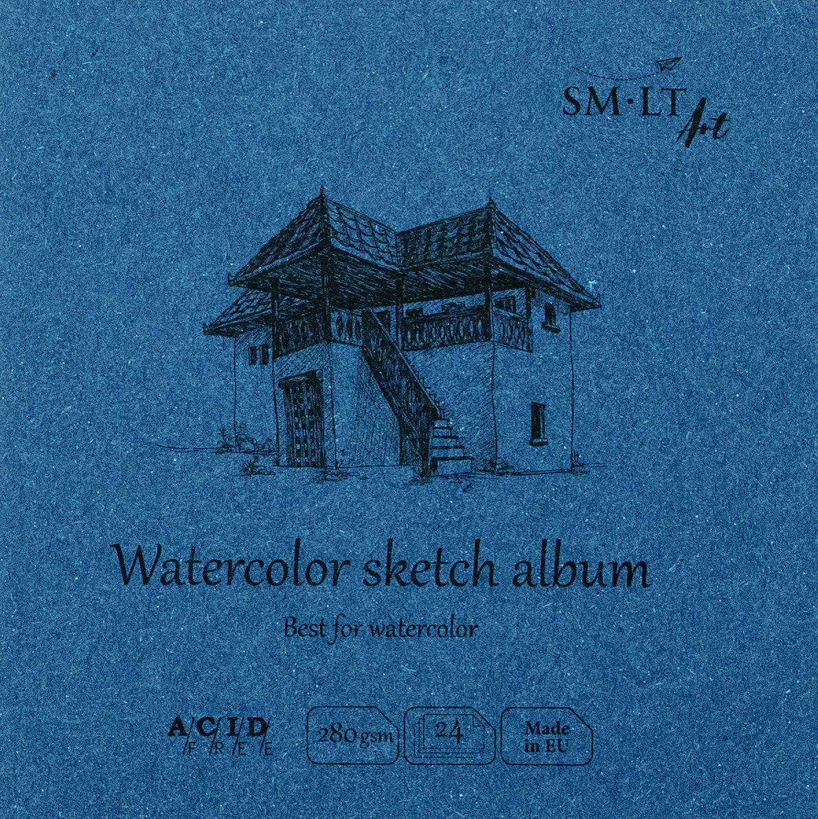 SM•LT Layflat Watercolor Sketch Album – 5.5" x 5.5"