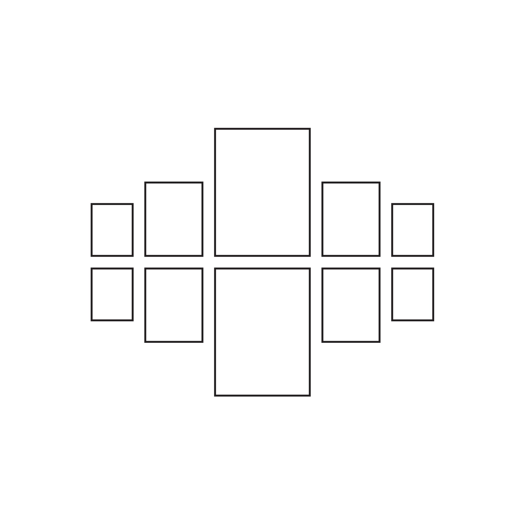 Cypress Frame Gallery Wall - City (Black)