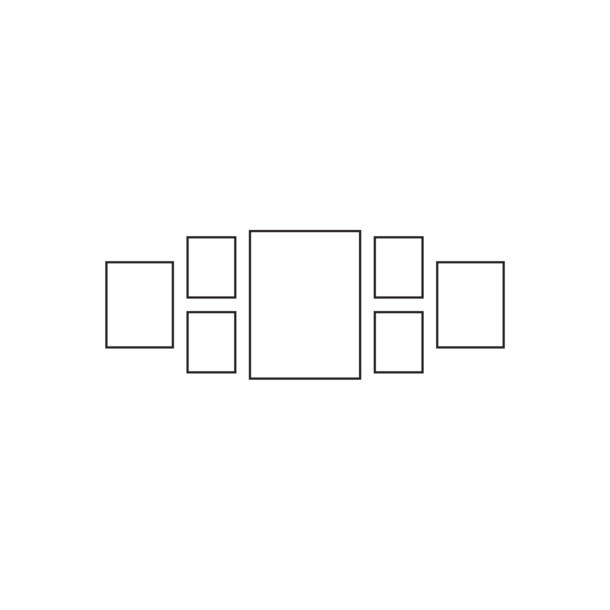 Cypress Frame Gallery Wall - Ridge (Black)