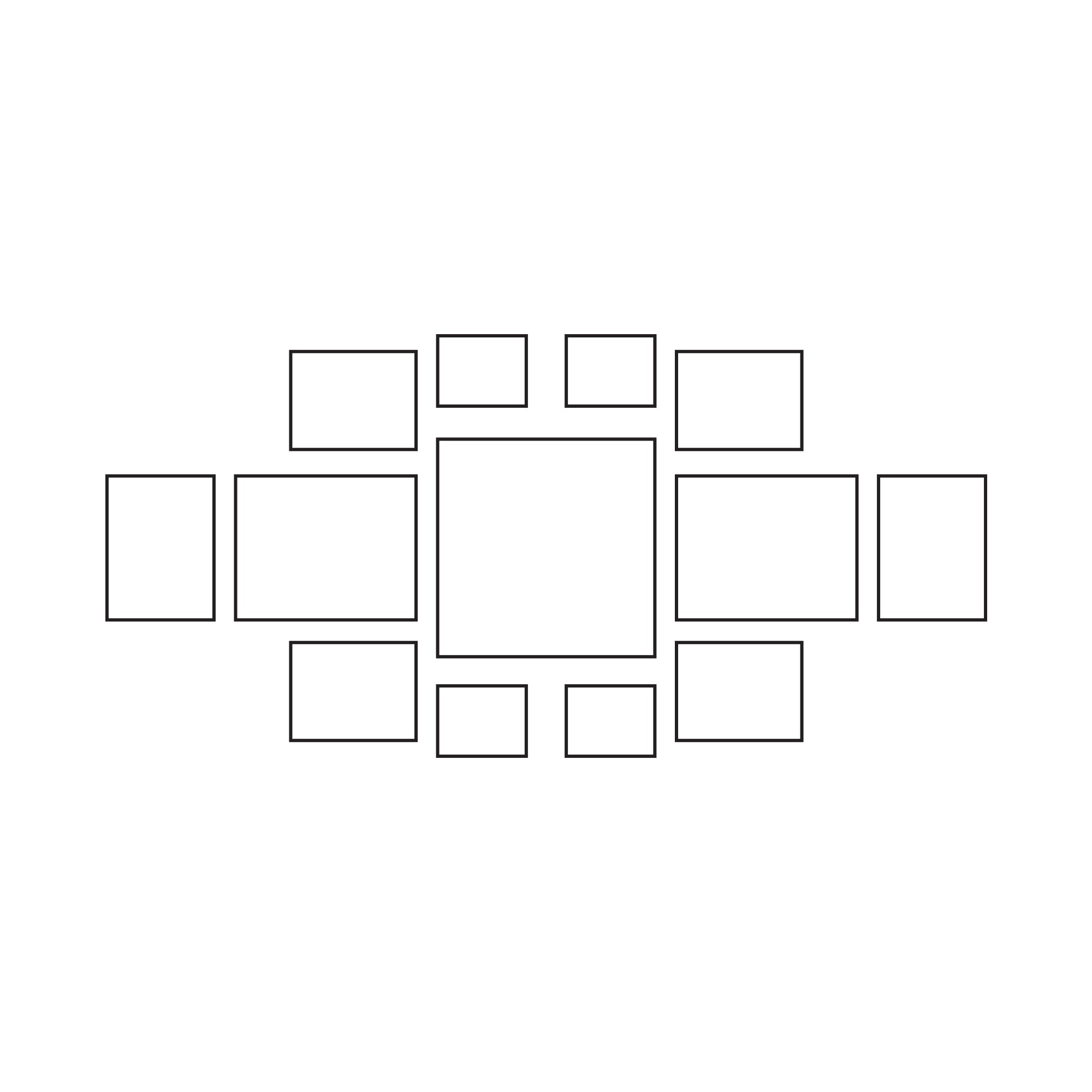 Luna Shadow Frame Gallery Wall - Cove (Black)