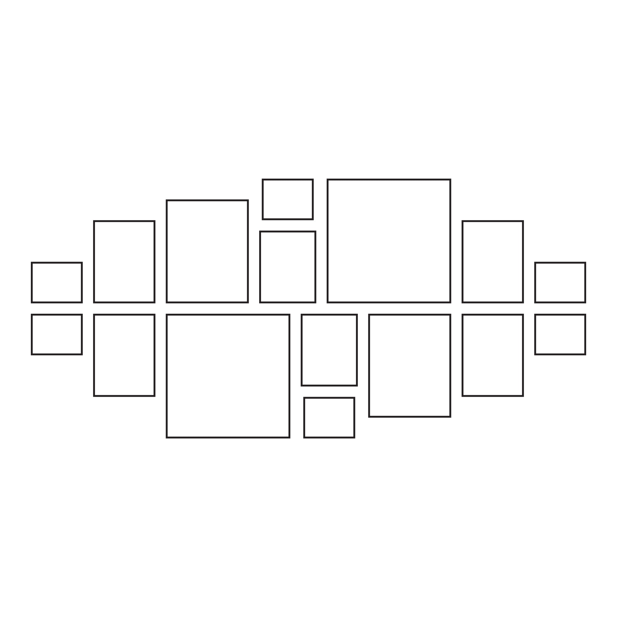 Luna Shadow Frame Gallery Wall - Vista (Black)