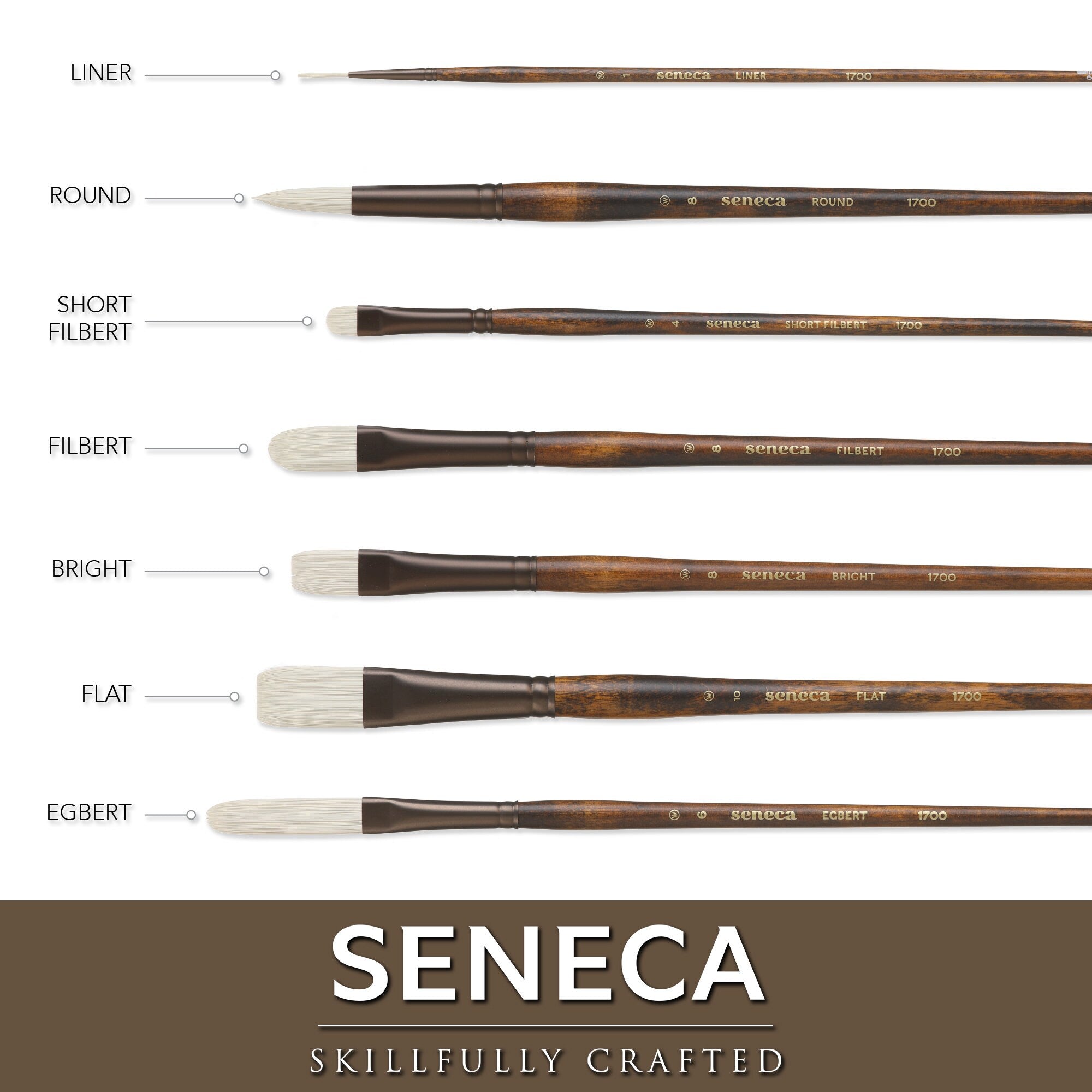 Willow Wolfe Seneca Oil & Acrylic Brushes