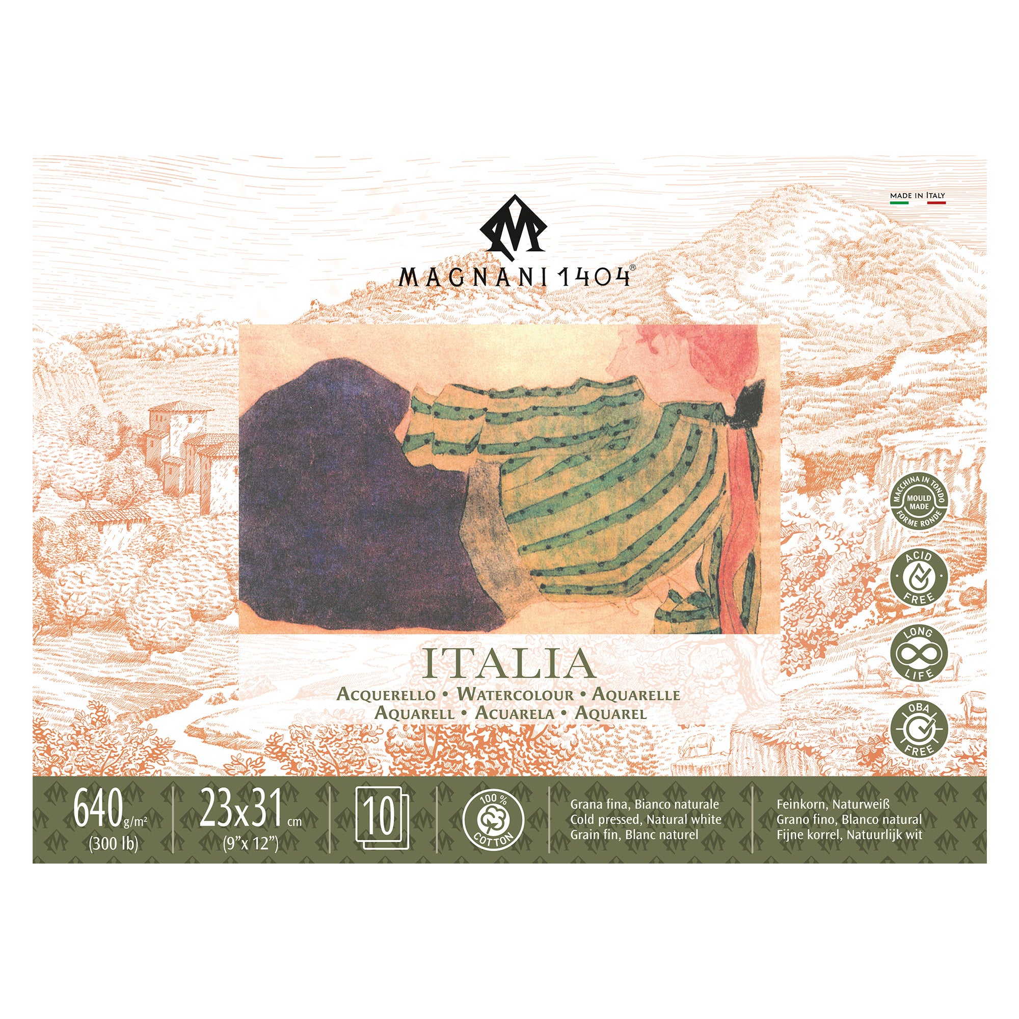 Magnani Italia Watercolour Blocks Cold Pressed - 300gsm