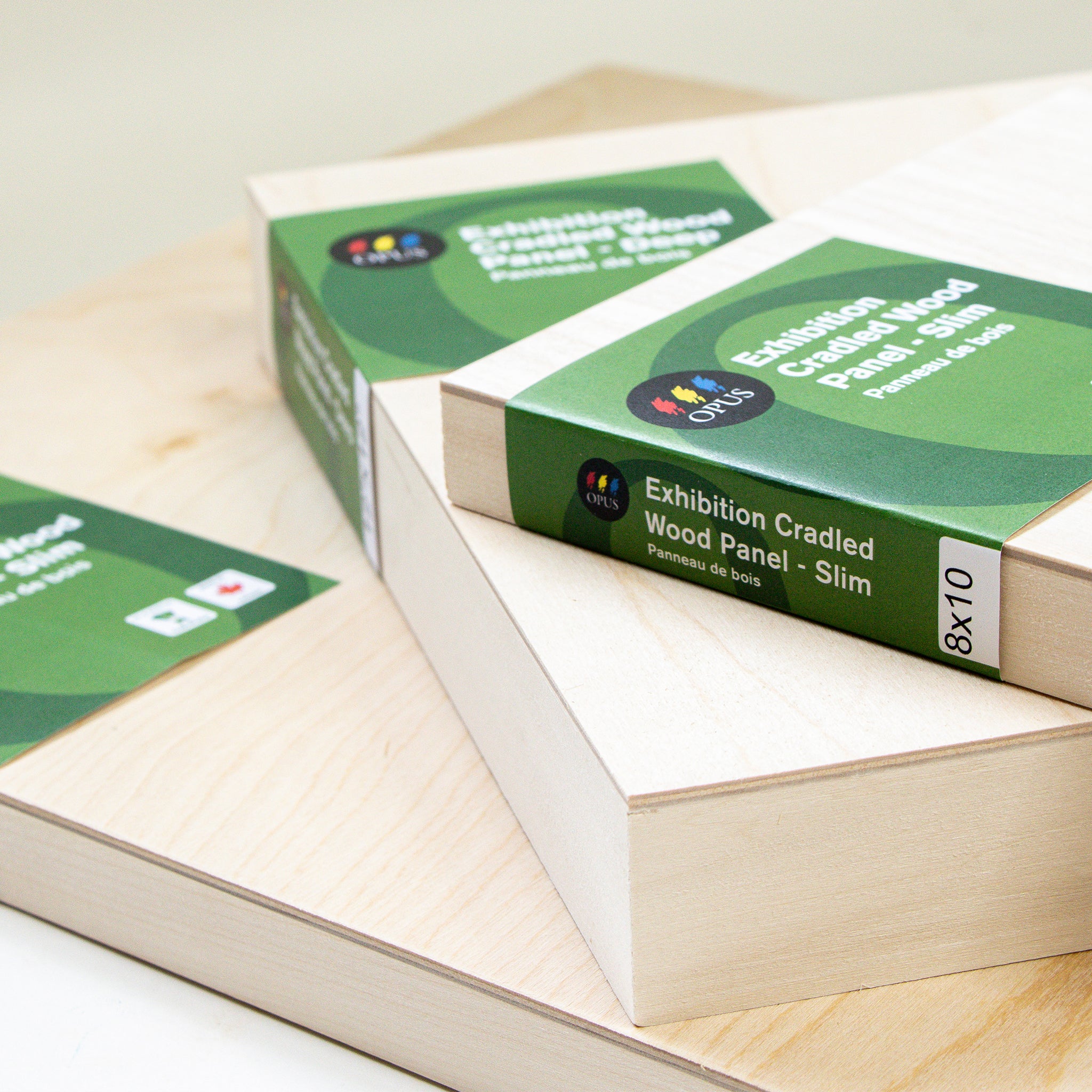 Opus Exhibition Cradled Wood Panels - Deep