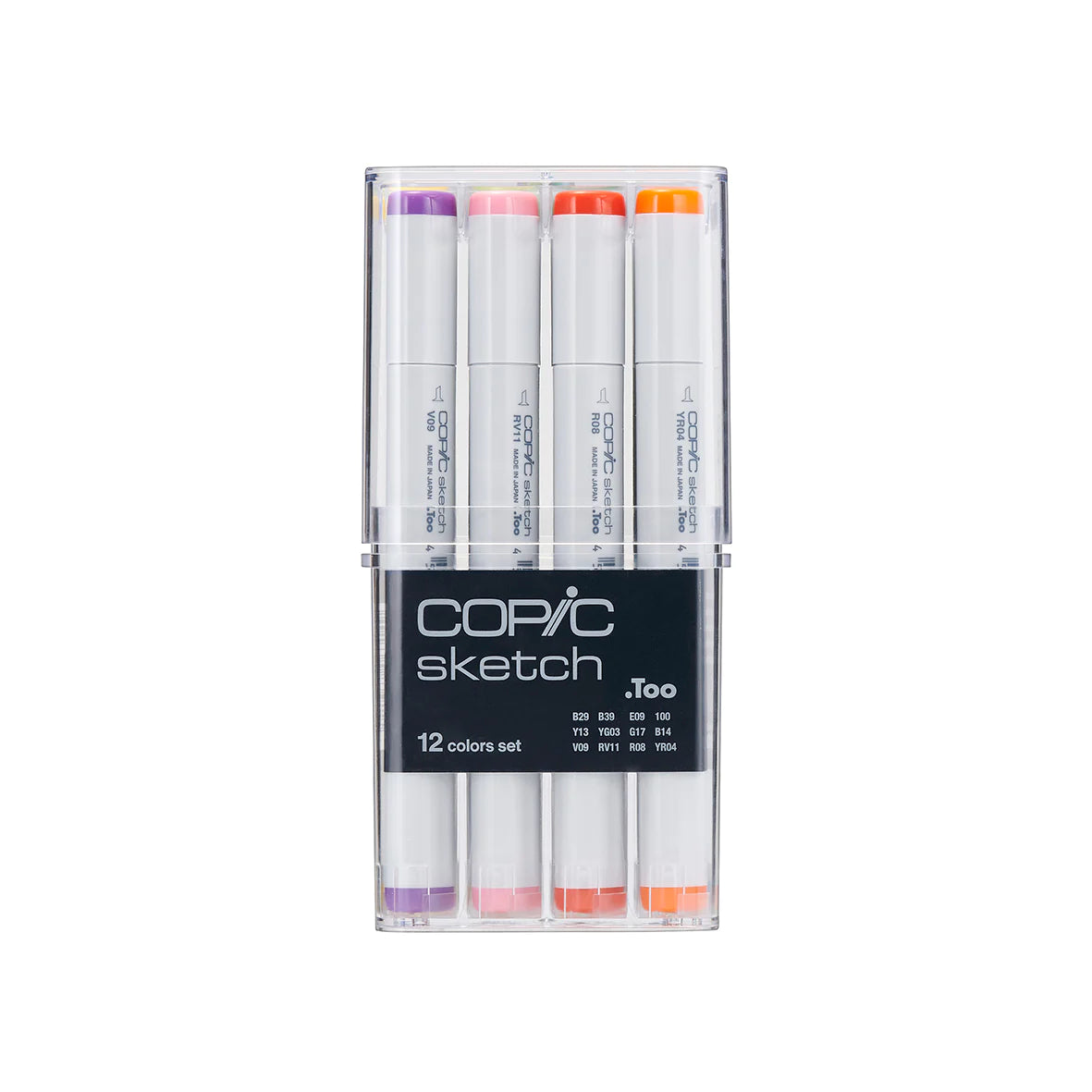 COPIC Sketch Marker Basic 12 Color Set